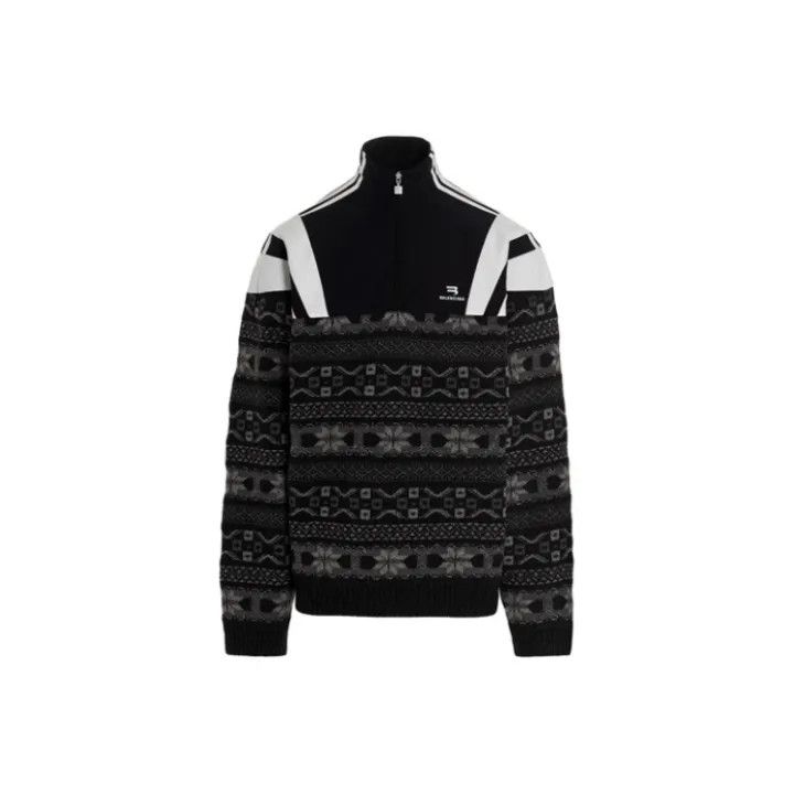 Balenciaga Balenciaga Colorful Zippered Long Sleeve Sweater 0079 Size US XS / EU 42 / 0 - 1 Thumbnail