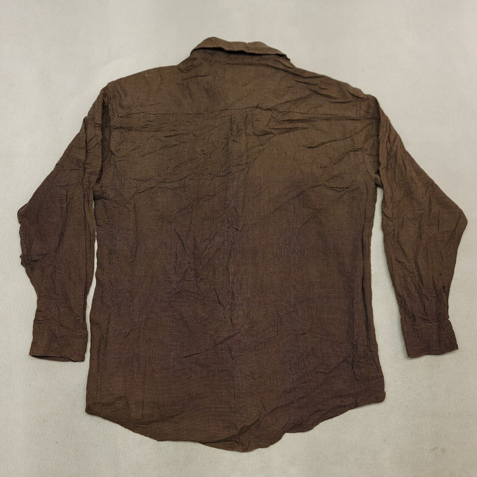 Perry Ellis Perry Ellise Casual Long Sleeve Shirt Mens Size Large Brown Size US L / EU 52-54 / 3 - 11 Thumbnail
