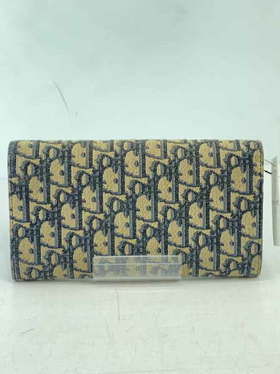 Dior Dior Oblique Flap Long Wallet Grey Size ONE SIZE - 2 Thumbnail