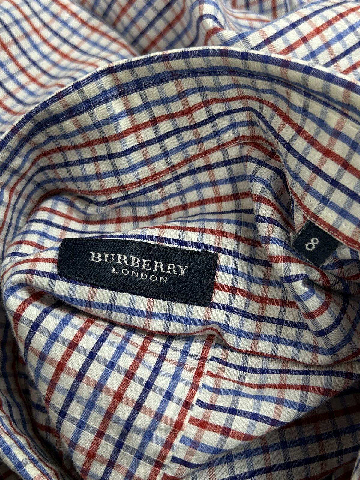 Burberry 90s Burberry London Checkered Basic Short Sleeve Shirt Size US XXL / EU 58 / 5 - 8 Thumbnail