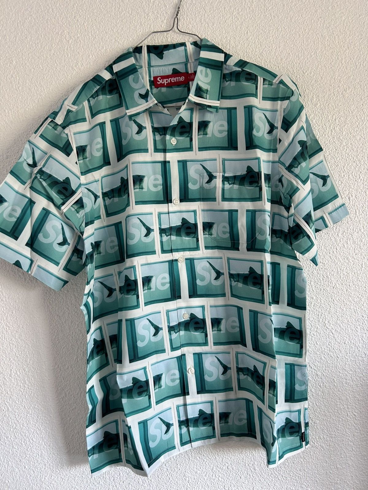 Supreme damien hirst shark shirt