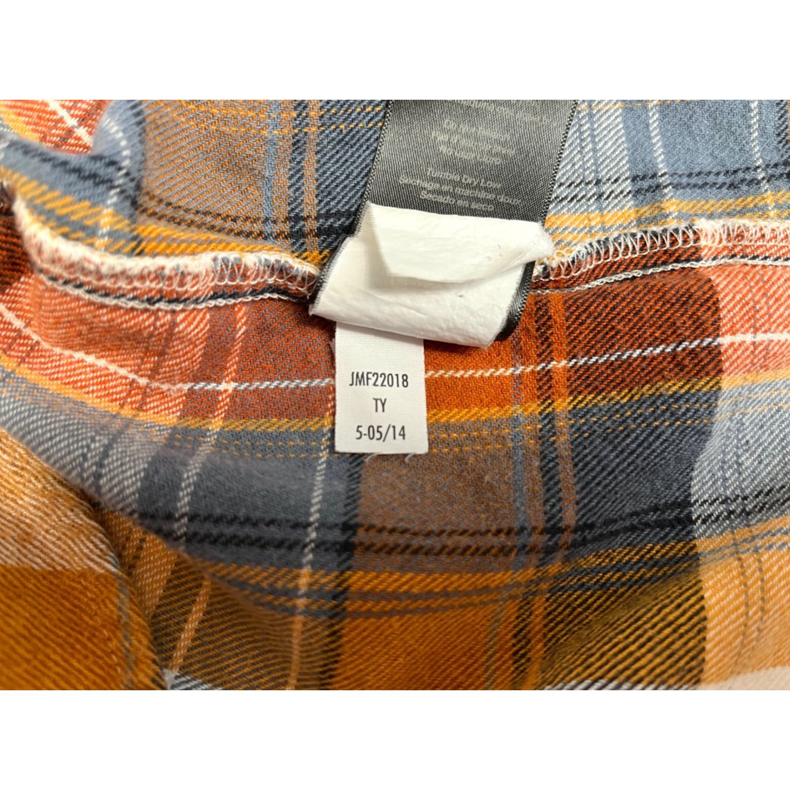 Merrell Merrell Button-Up Shirt Men's Flannel Plaid M Multicolor Cotton Long Sleeve Pockets Classic Outdoor Size US M / EU 48-50 / 2 - 7 Thumbnail