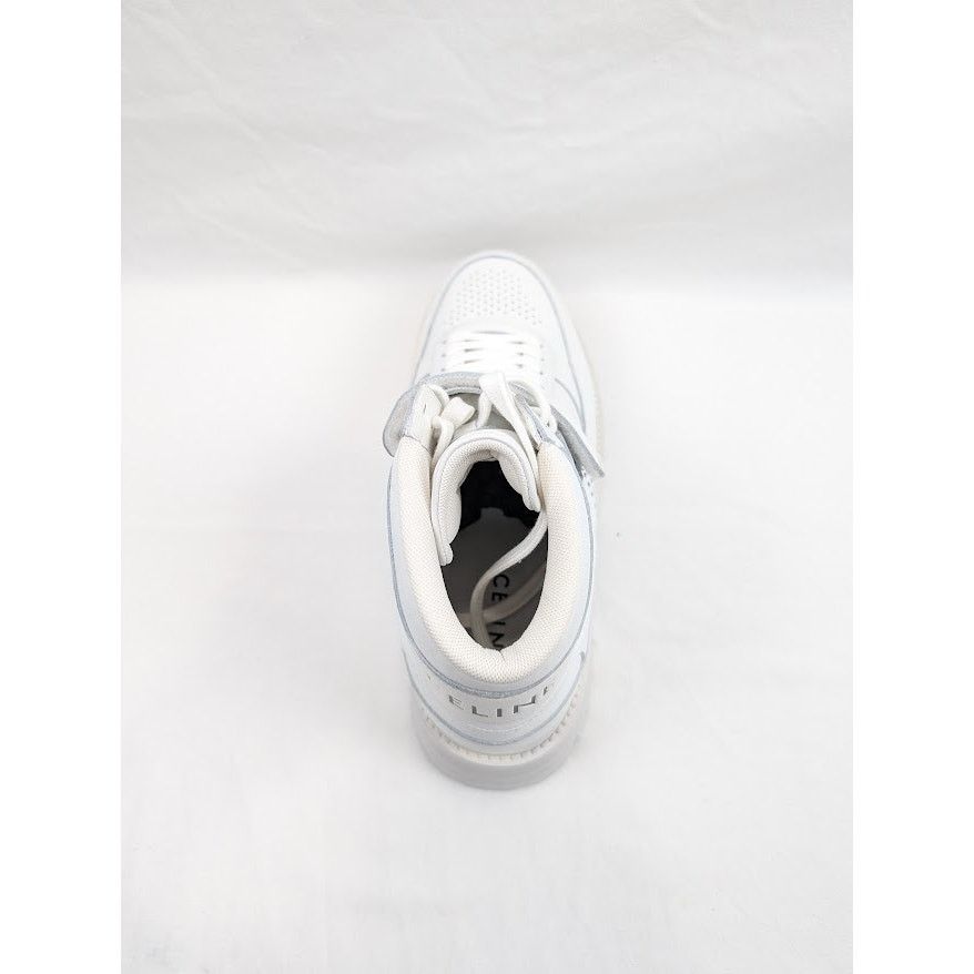 Celine o1rshd1 Calfskin High Sneaker W/ Scratch in Optic White Size US 11 / EU 44 - 15 Thumbnail