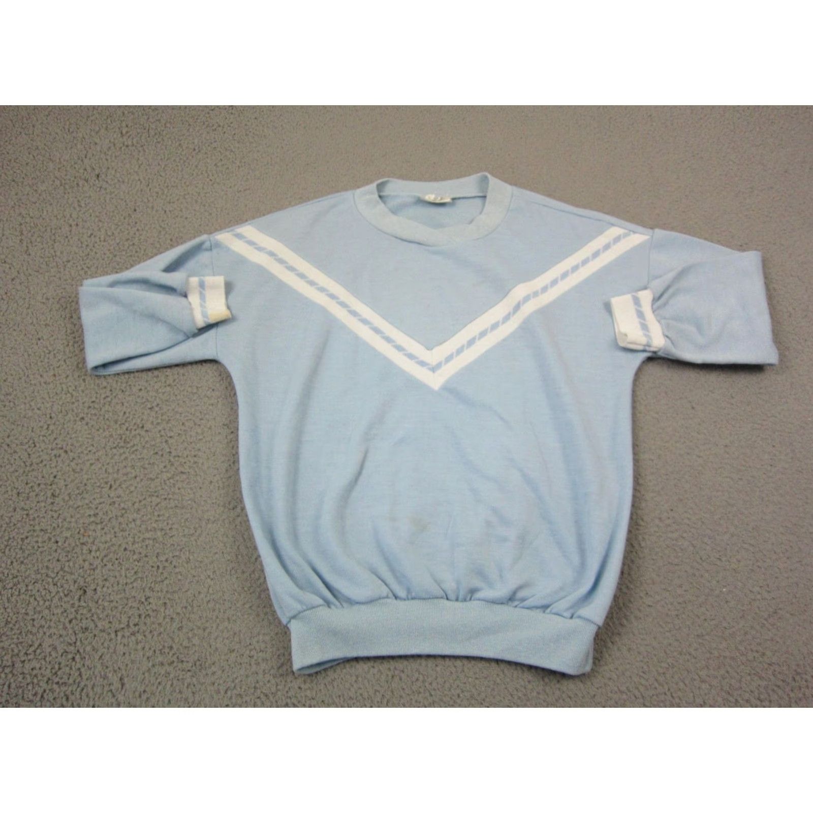 Vintage VINTAGE Marlene Sweater Womens S Blue Crewneck Pullover 80s United States Small Knit Cotton Polyester Button, All Seasons, Winter, Fall Womens Size S / US 4 / IT 40 - 2 Thumbnail