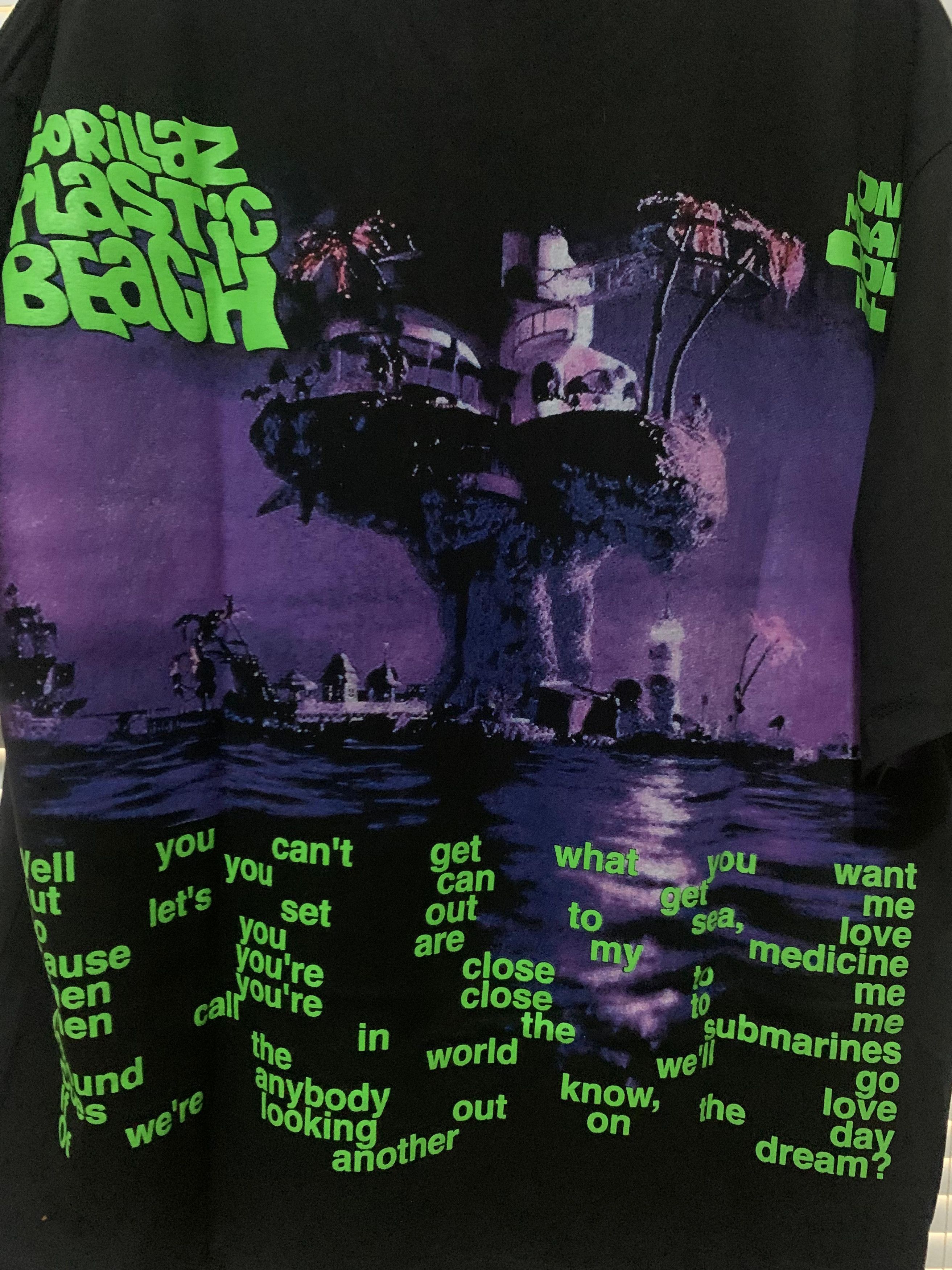 Japanese Brand RARE Gorillaz Meloncholy Hill y2k damon albarn Size US L / EU 52-54 / 3 - 6 Thumbnail