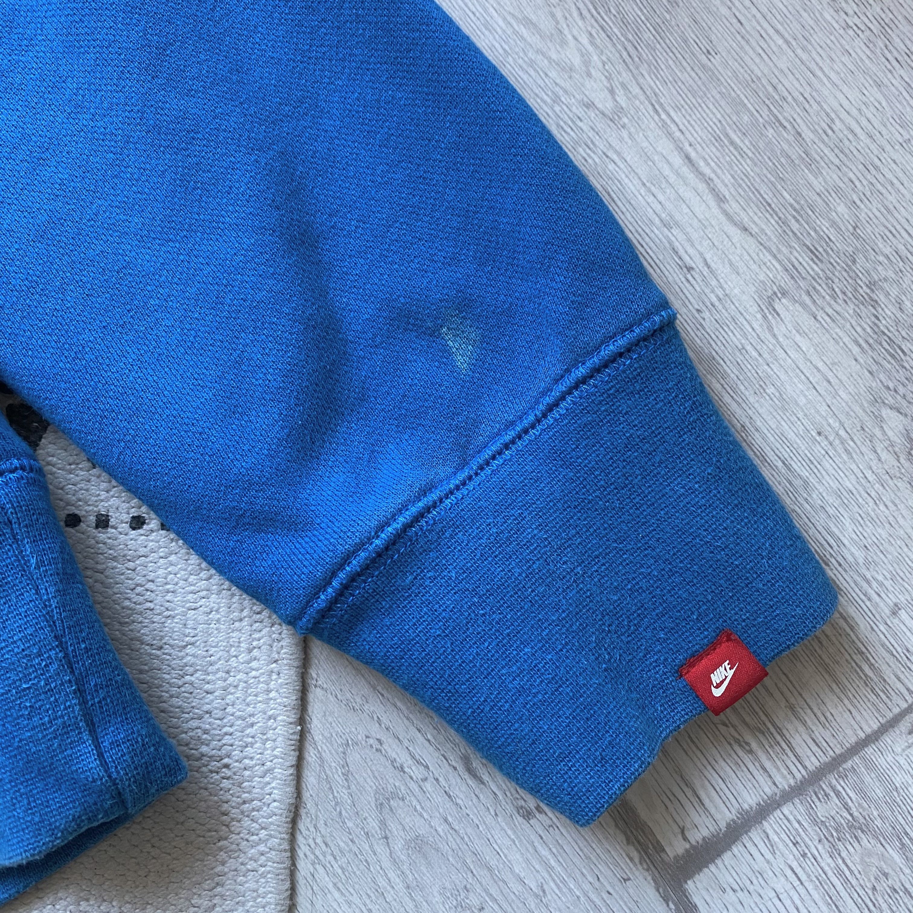 Nike 💙 Y2K Nike Zip up Hoodie spell out tech fleece style Size US L / EU 52-54 / 3 - 7 Thumbnail