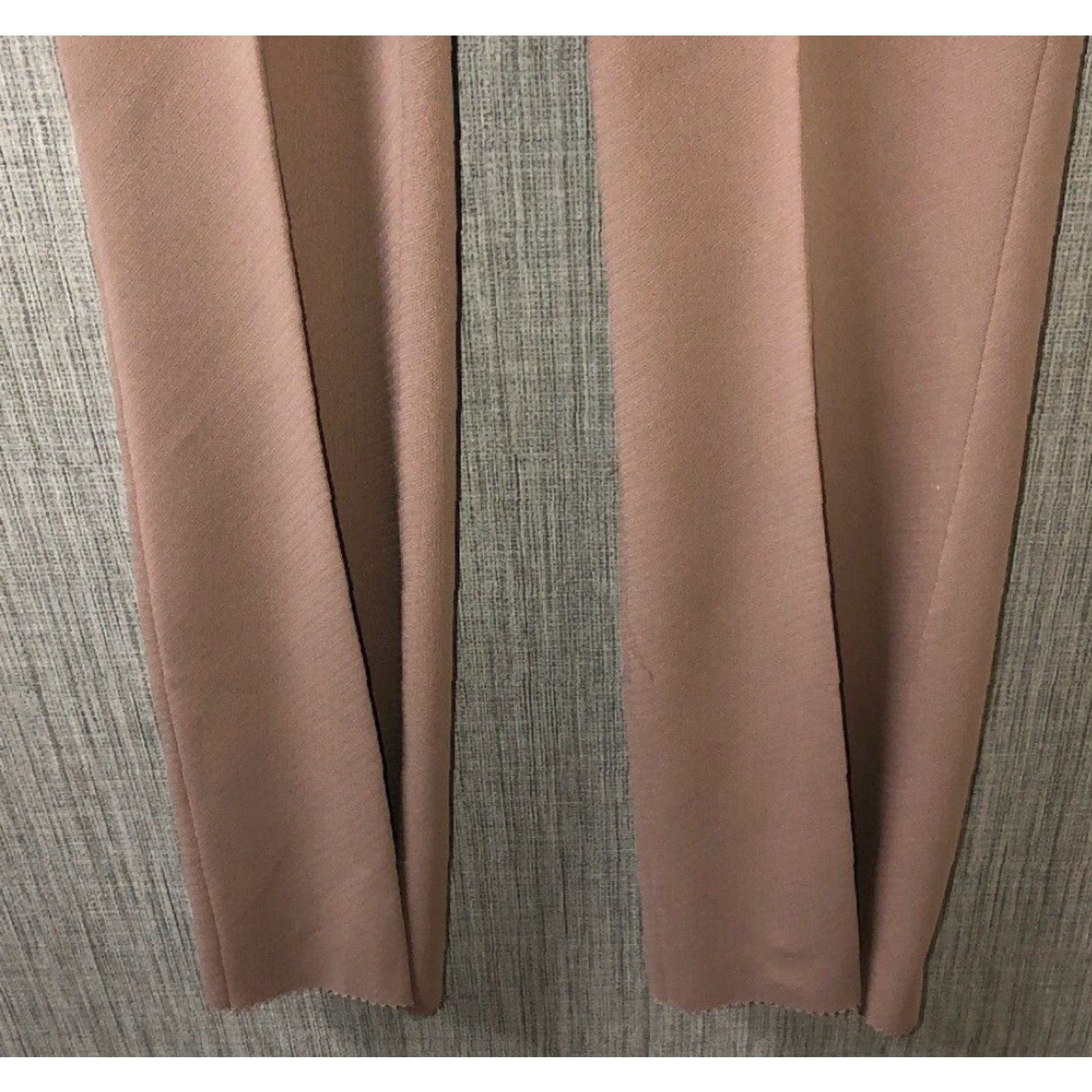 Vintage Mens Beige Soft Polyester Pleated Dress Pants Size 34 UNHEMMED New Size US 34 / EU 50 - 3 Thumbnail