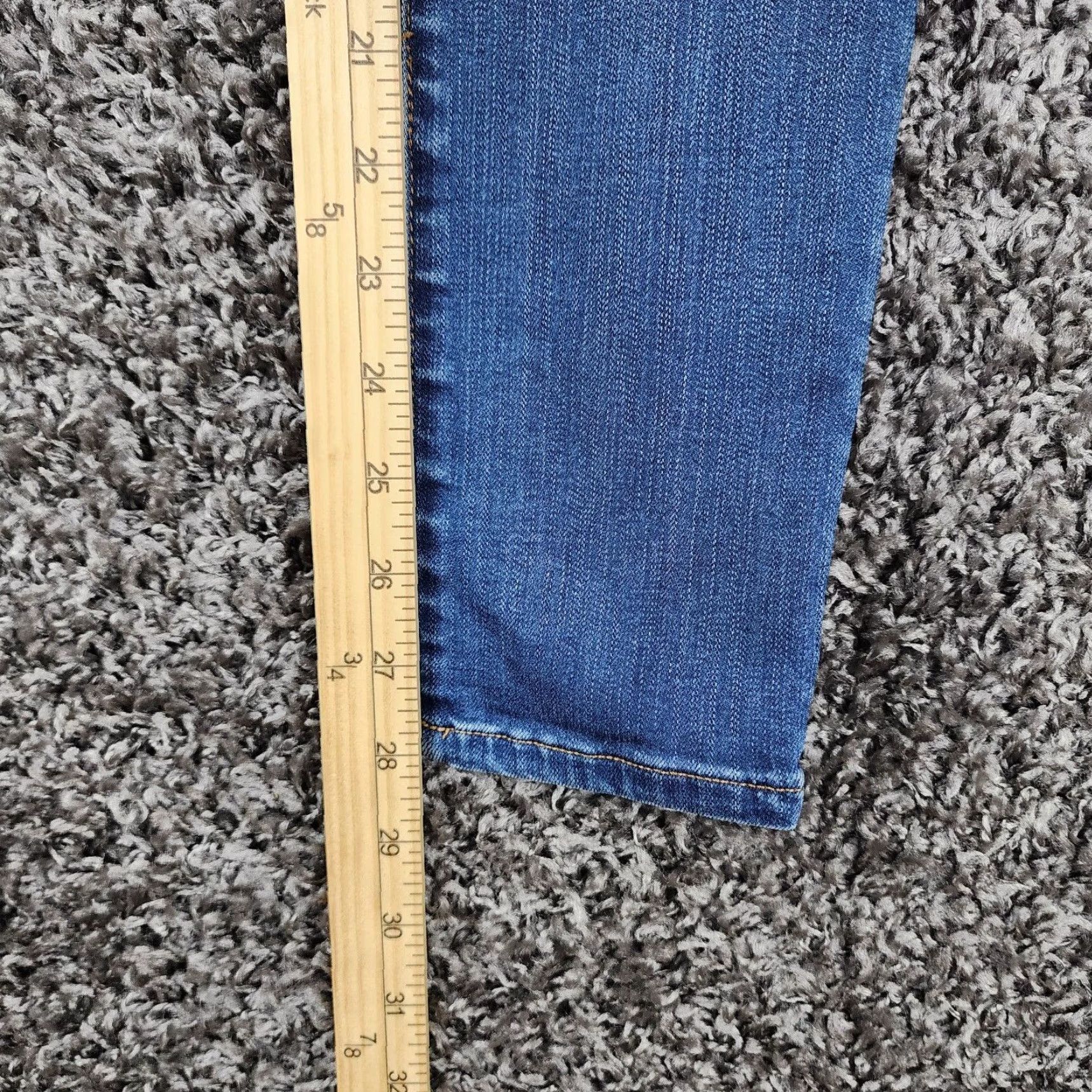 Madewell Madewell Womens Roadtripper Skinny Blue Jeans Size 24 Size 42" / US 20 - 5 Thumbnail