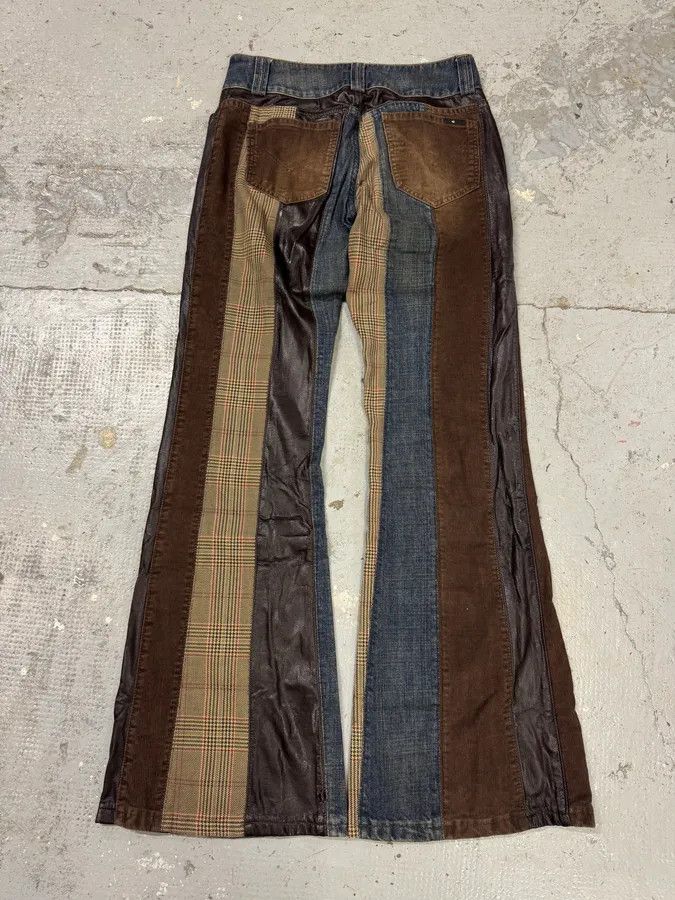 Vintage 2000s Energie Hybrid Materials Pants Size US 30 / EU 46 - 5 Thumbnail