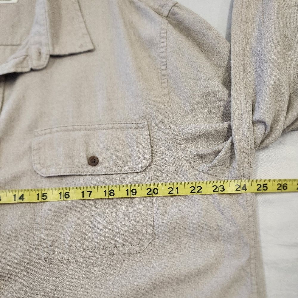 Other Mutual Weave Beige Button-Up Shirt Long Sleeve, sz XL Size US XL / EU 56 / 4 - 5 Thumbnail