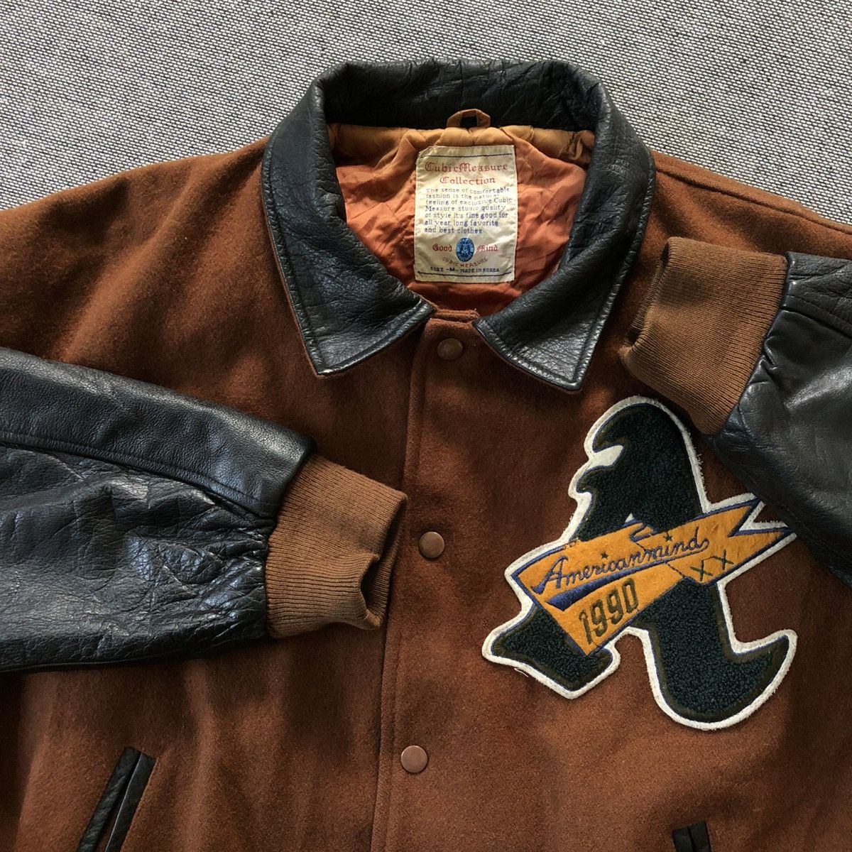 Vintage EASYRISE by Cubic Measure Embroidered Design Varsity Jacket Size US M / EU 48-50 / 2 - 8 Thumbnail