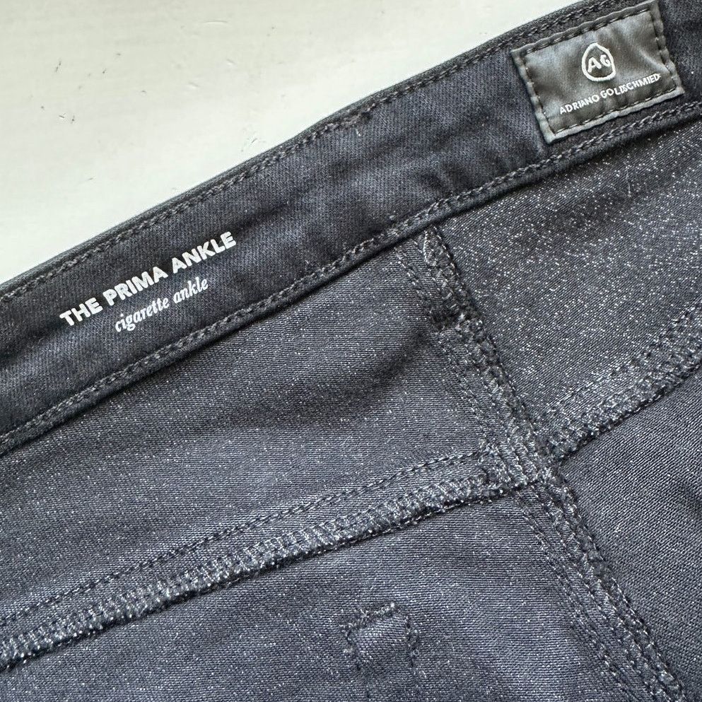 AG Adriano Goldschmied AG Black The Prima Ankle Cigarette Ankle Skinny Jean 30 Size 30" / US 8 / IT 44 - 7 Thumbnail