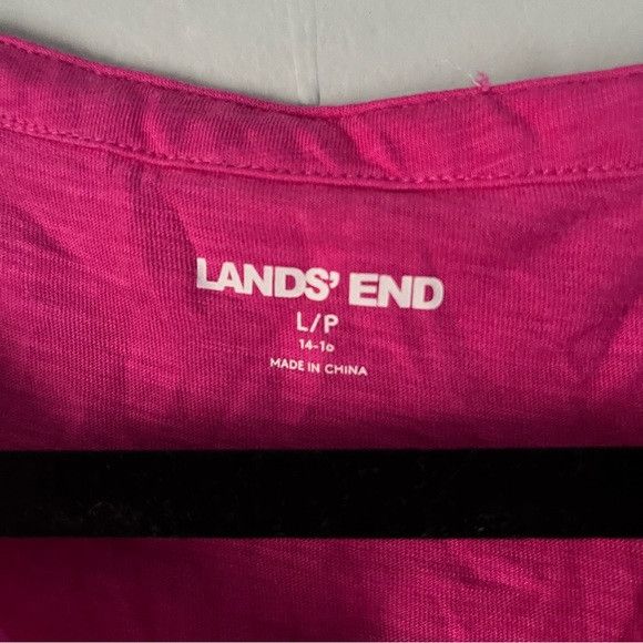 Lands' End Lands End Lace Edge Tunic in pink size LP Size L / US 10 / IT 46 - 3 Thumbnail