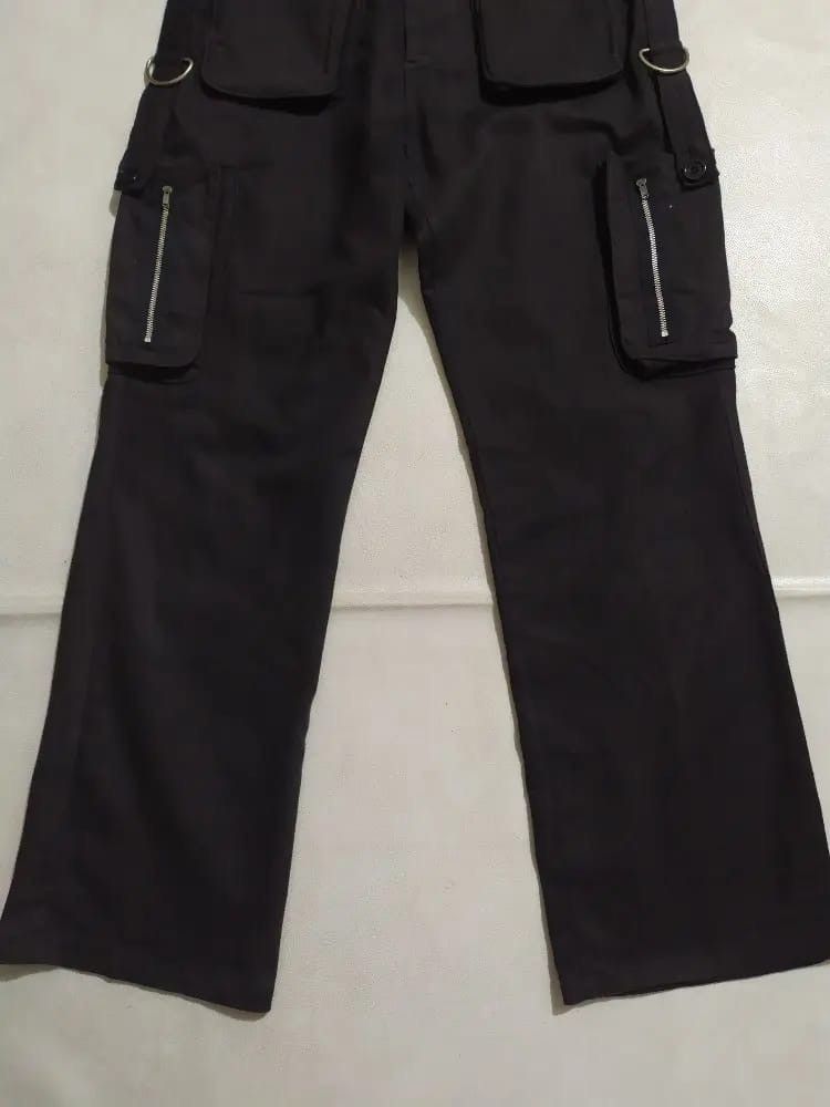 Other UNKNOWN Japanese Cargo Multipocket Bondage Punk Pants Size US 31 - 5 Thumbnail