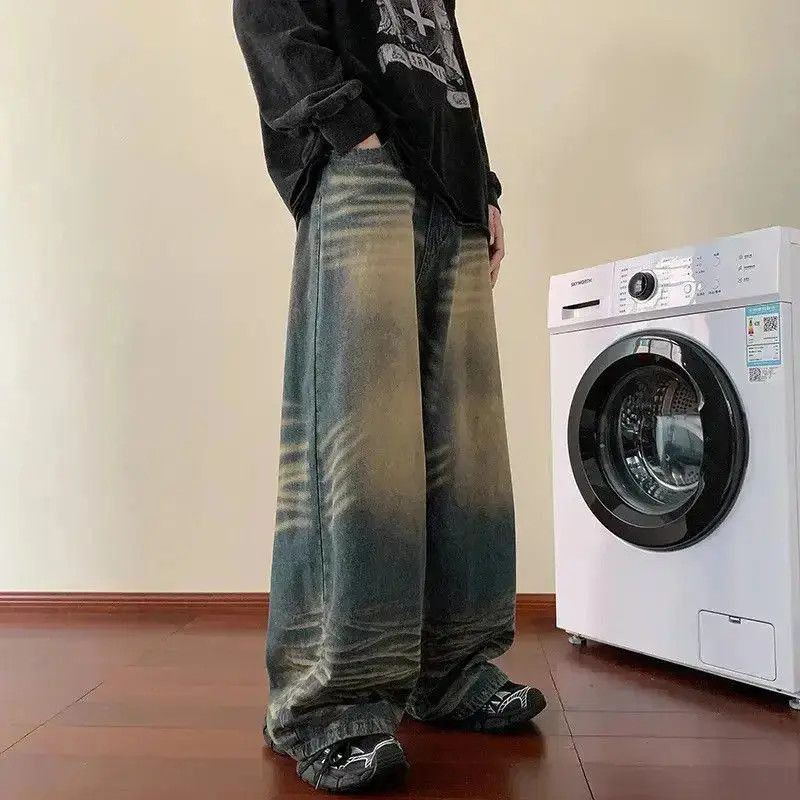 Japanese Brand hip-hop loose wide leg denim pant Size US 34 / EU 50 - 2 Thumbnail