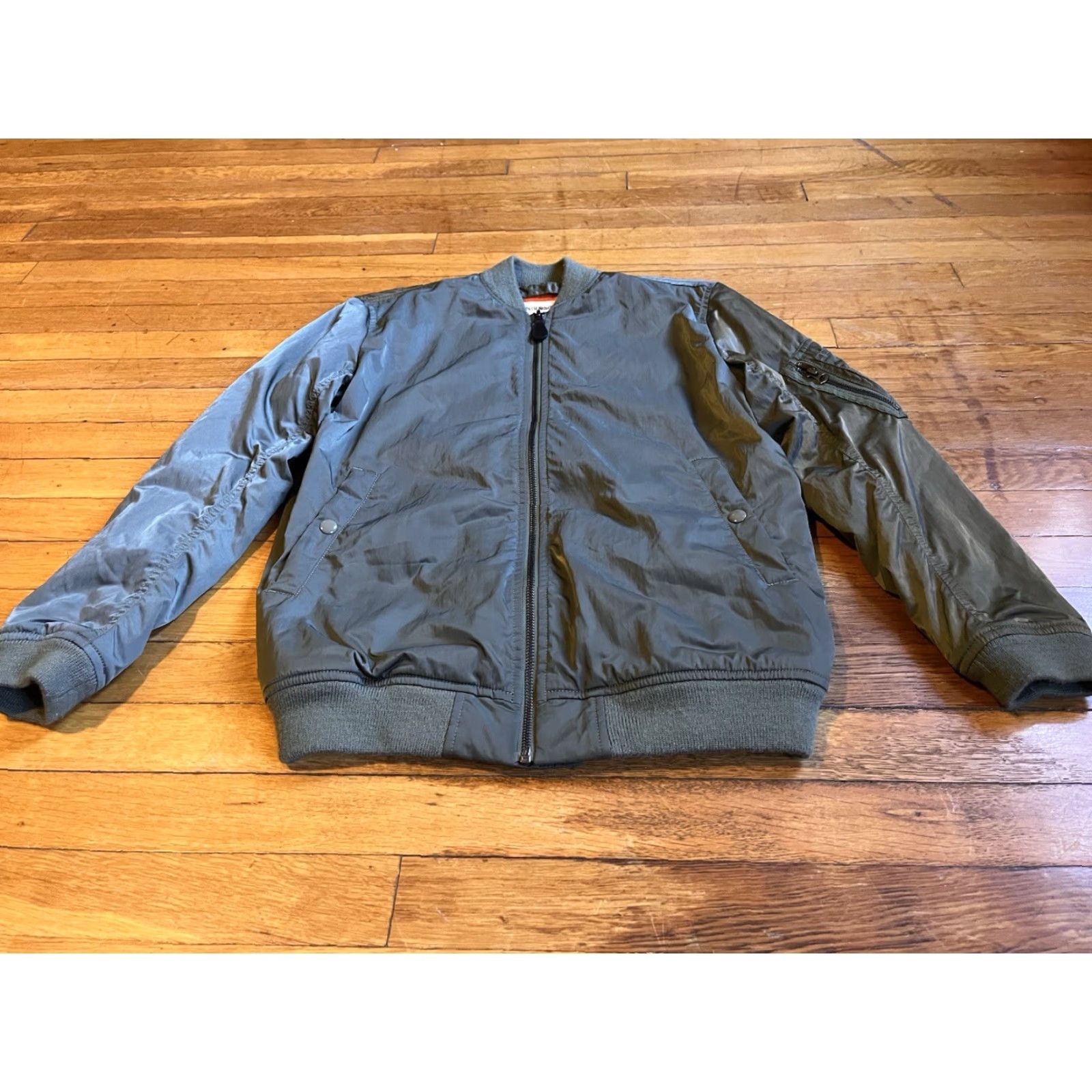 Ralph Lauren Ralph Lauren Denim & Supply Bomber Jacket Mens Small Army Green Shirt Size US S / EU 44-46 / 1 - 2 Thumbnail