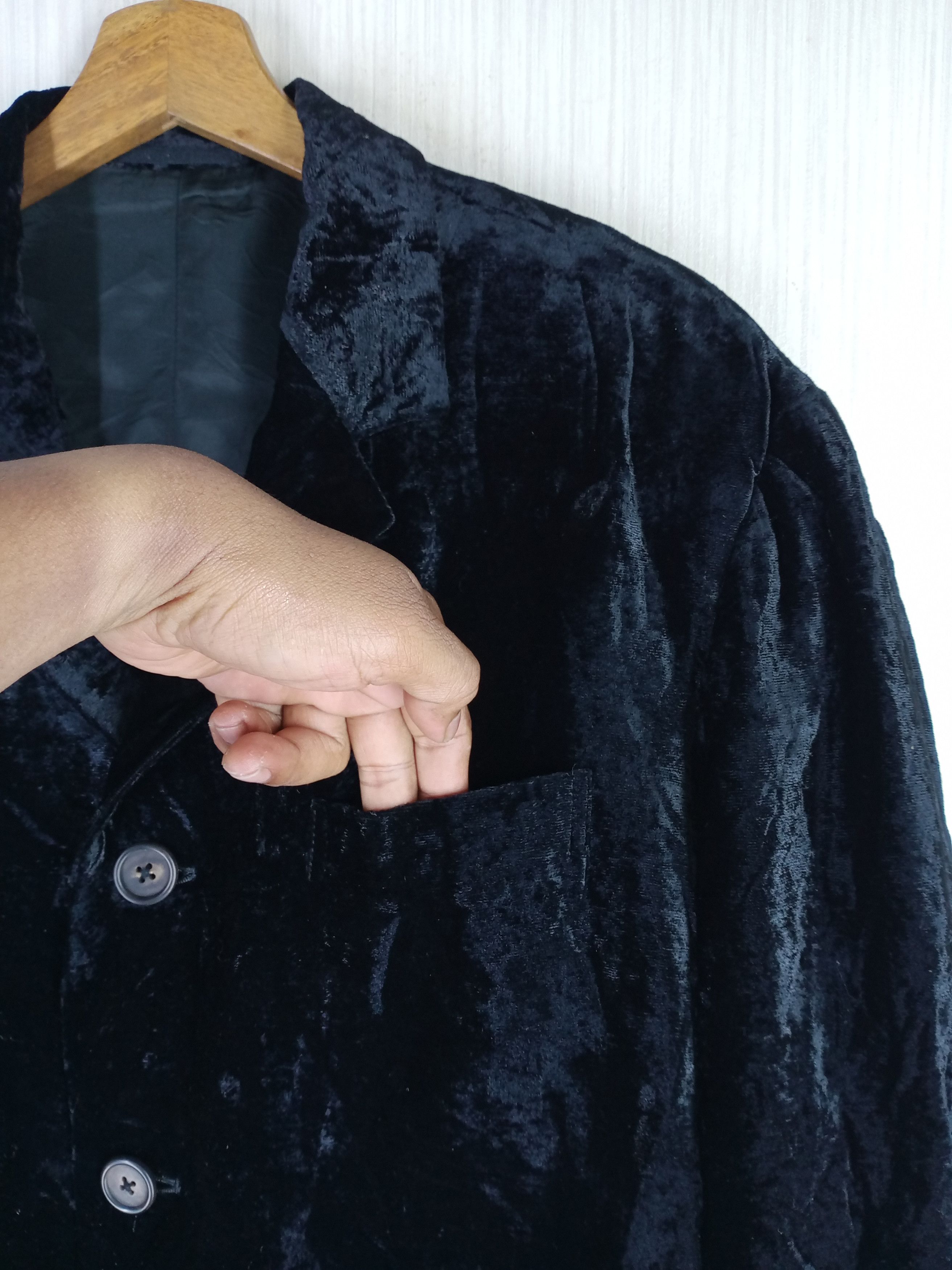 Y's for Men VINTAGE Y'S FOR MEN BY YOHJI YAMAMOTO VELVET BLAZER Size US M / EU 48-50 / 2 - 6 Thumbnail