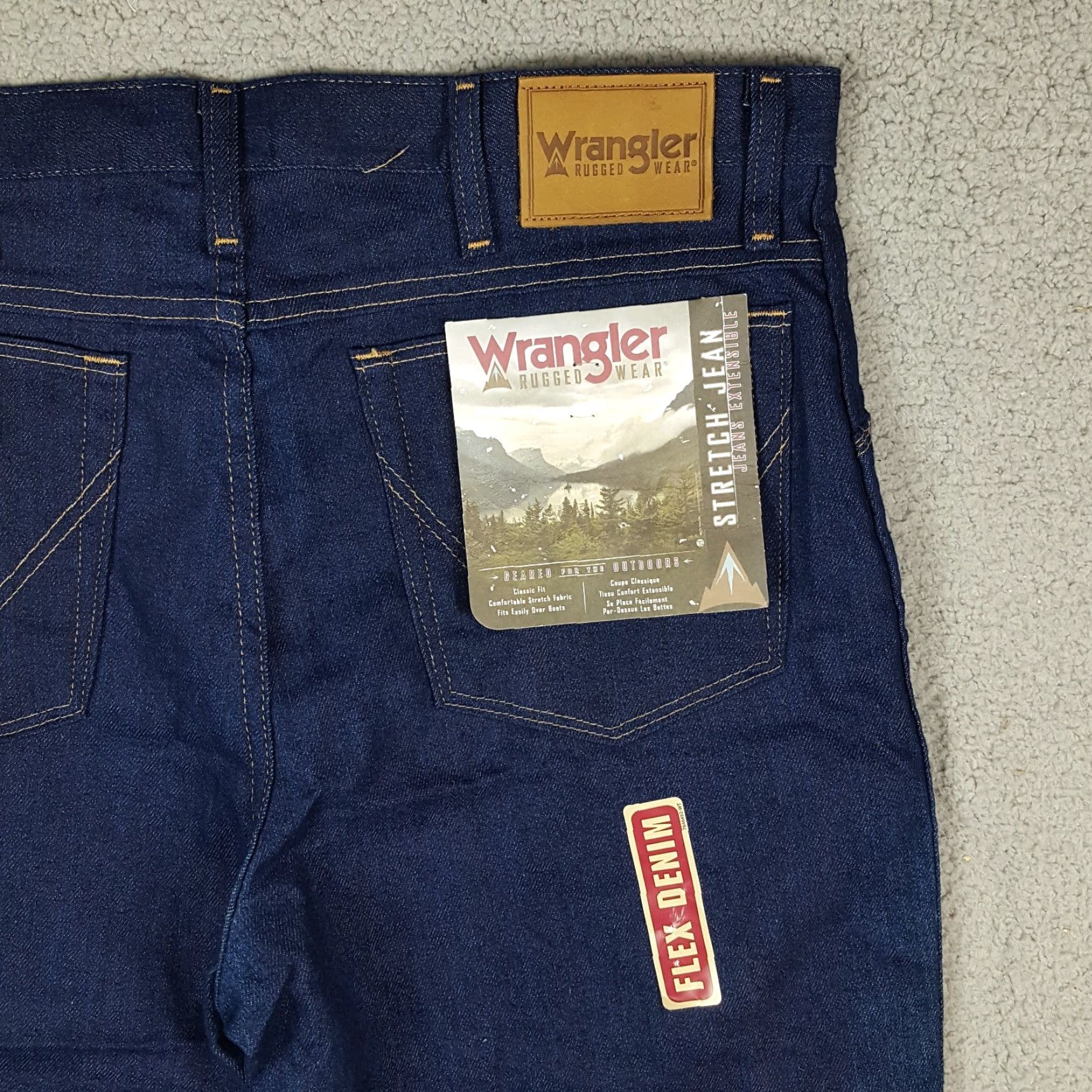 Wrangler Vintage Wrangler Men's 36x30 Relaxed Fit Denim Jeans Western Workwear Y2K Blue Size US 36 / EU 52 - 5 Thumbnail