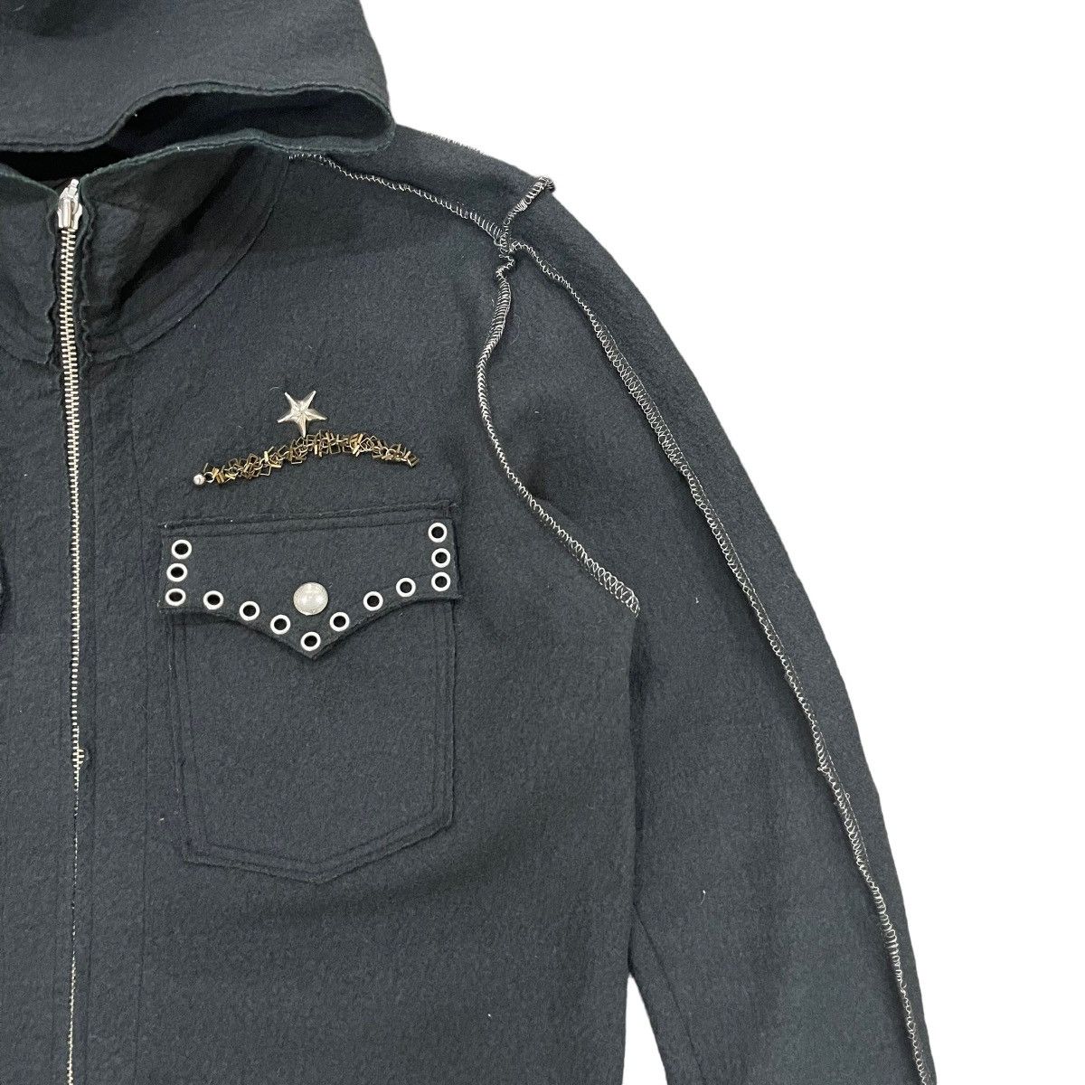 FranCisT MOR.K.S ❗️RARE❗️Francist Mor.K.S Seditionaries Punk Hoodie Jacket Size M / US 6-8 / IT 42-44 - 4 Thumbnail