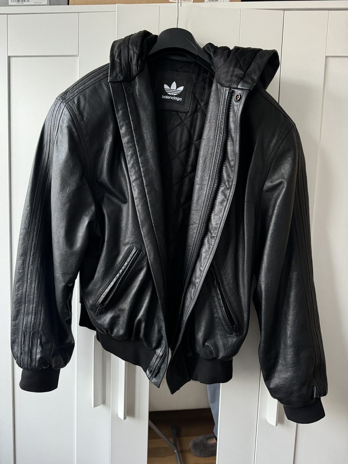 Adidas × Balenciaga Leather bomber Balenciaga X Adidas Size US M / EU 48-50 / 2 - 5 Thumbnail