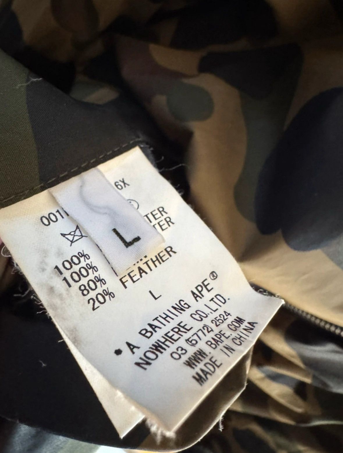 Bape Bape Reversible Camo Puffer Jacket Size US L / EU 52-54 / 3 - 6 Thumbnail