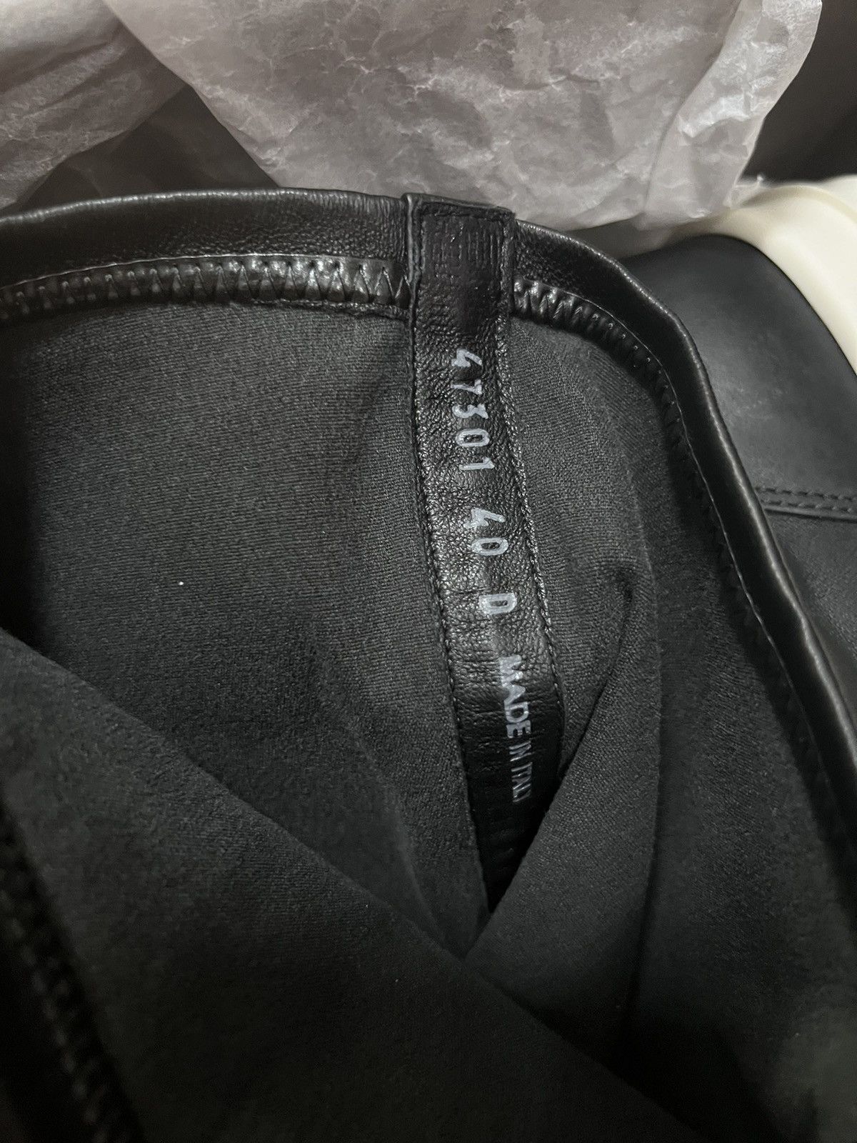 Rick Owens Rick owens mainline leather thigh high stocking sz 40 Size US 10 / IT 40 - 6 Thumbnail