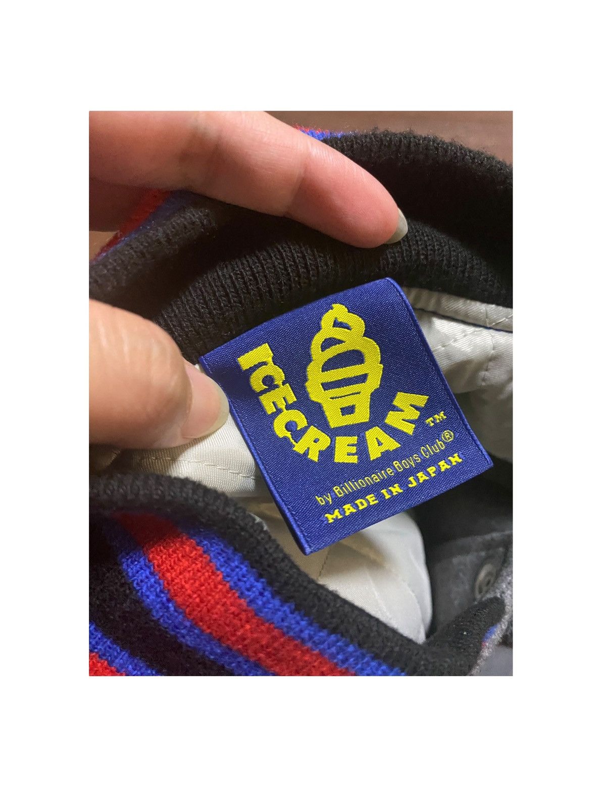 Billionaire Boys Club BBC Ice Cream OG Wool Varsity Jacket Gray Size US S / EU 44-46 / 1 - 7 Thumbnail
