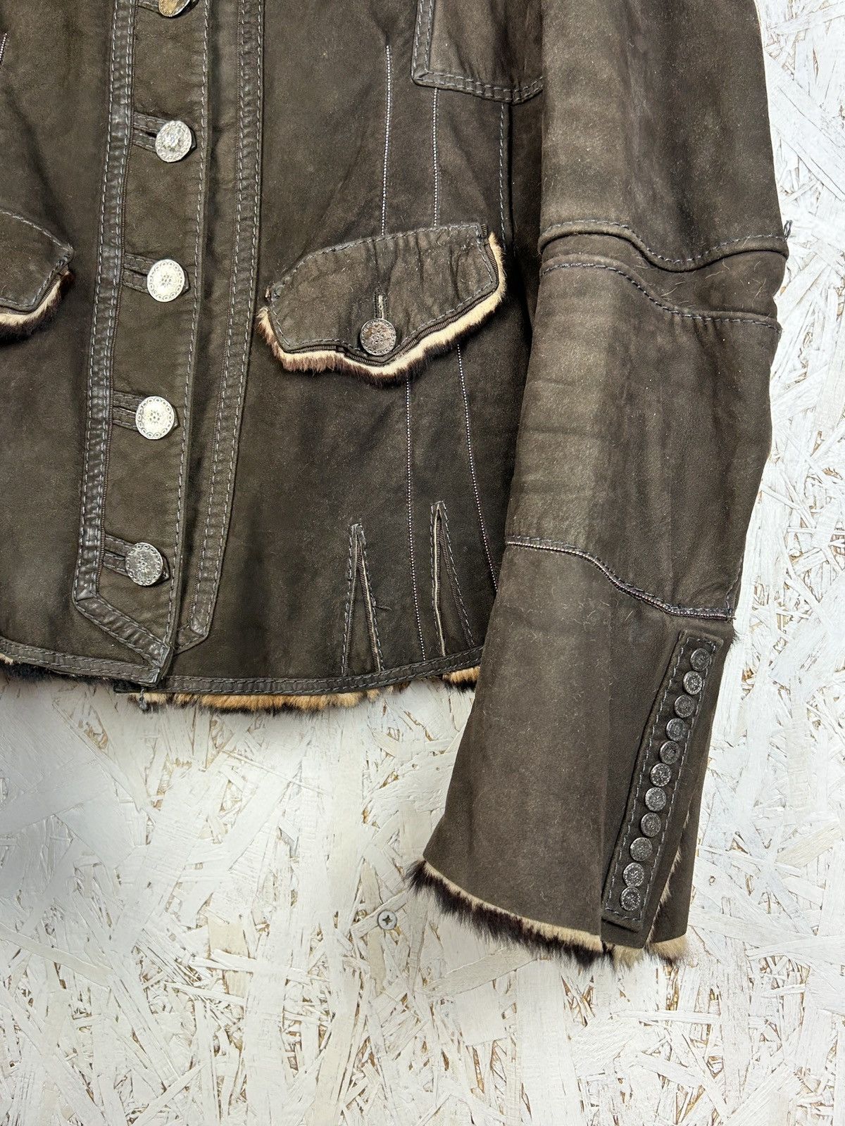 Marithe + Francois Girbaud Marithe Francois Girbaud Kangaroo Reversible Leather Jacket Size M / US 6-8 / IT 42-44 - 4 Thumbnail