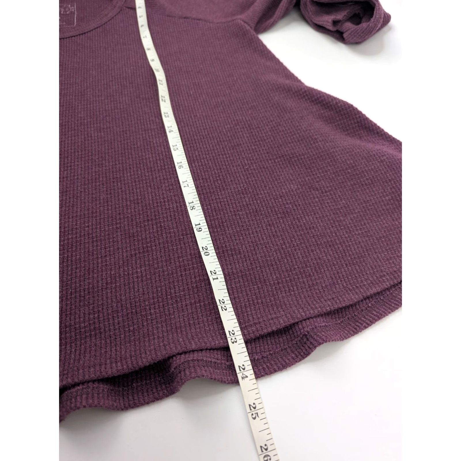 Vintage We The Free We The Free Burgundy Purple Waffle Knit Thermal Swing Top Sz S Boho Shirt Adult S Burgundy Purple Knit Waffle Swing Top Bohemian Womens Size S / US 4 / IT 40 - 4 Thumbnail