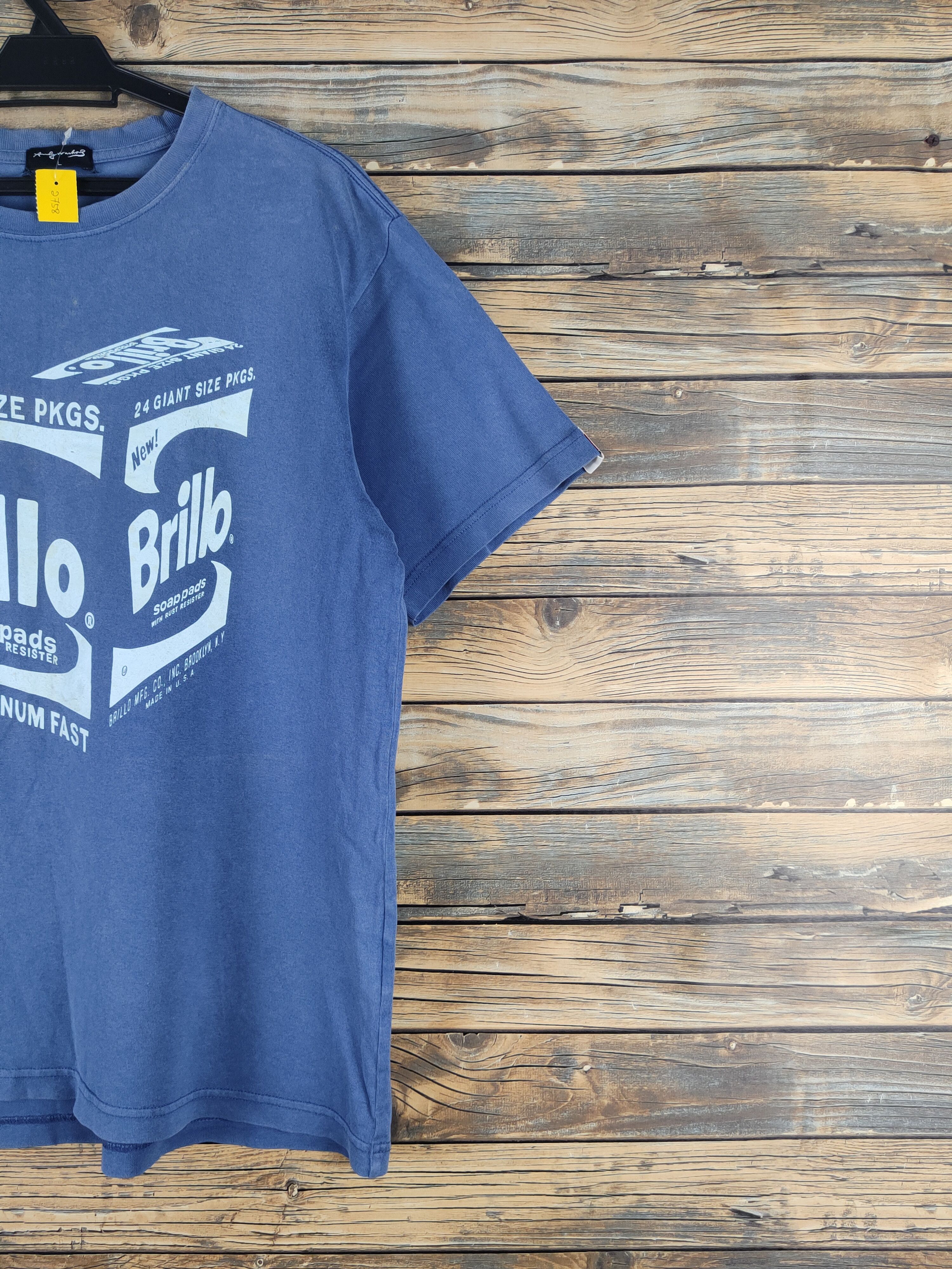 Andy Warhol DL Andy Warhol-Uniqlo Blue Short Sleeve T-shirt #2758 Size US L / EU 52-54 / 3 - 6 Thumbnail