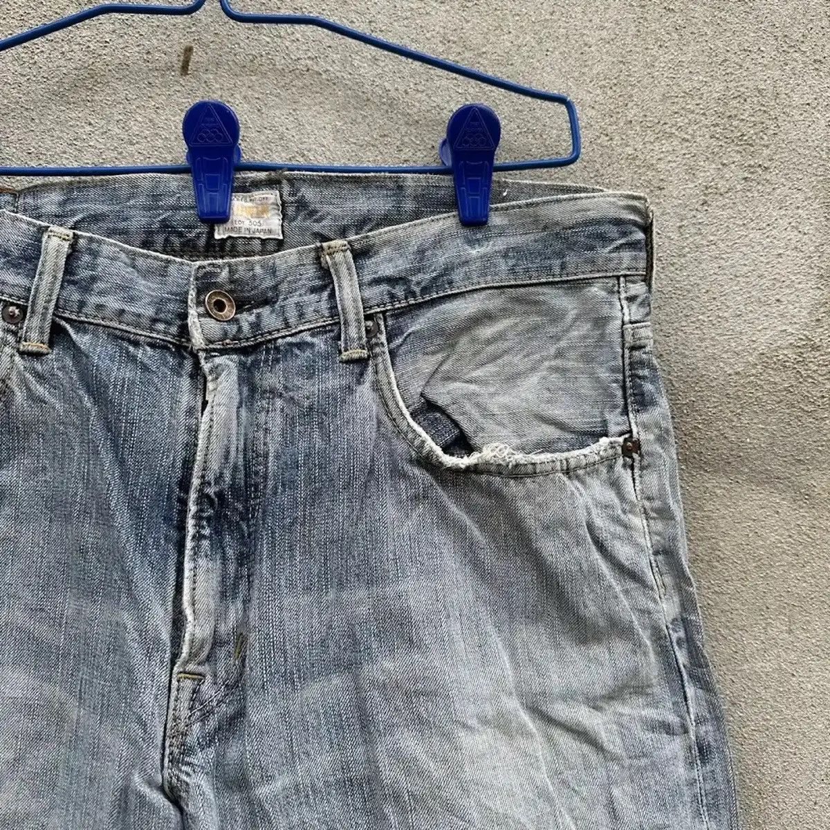 Self Edge RUSTY DIRTY DISTRESSED DENIM REDLINE JEAN FADED SELVEDGE W34 Size US 34 / EU 50 - 4 Thumbnail