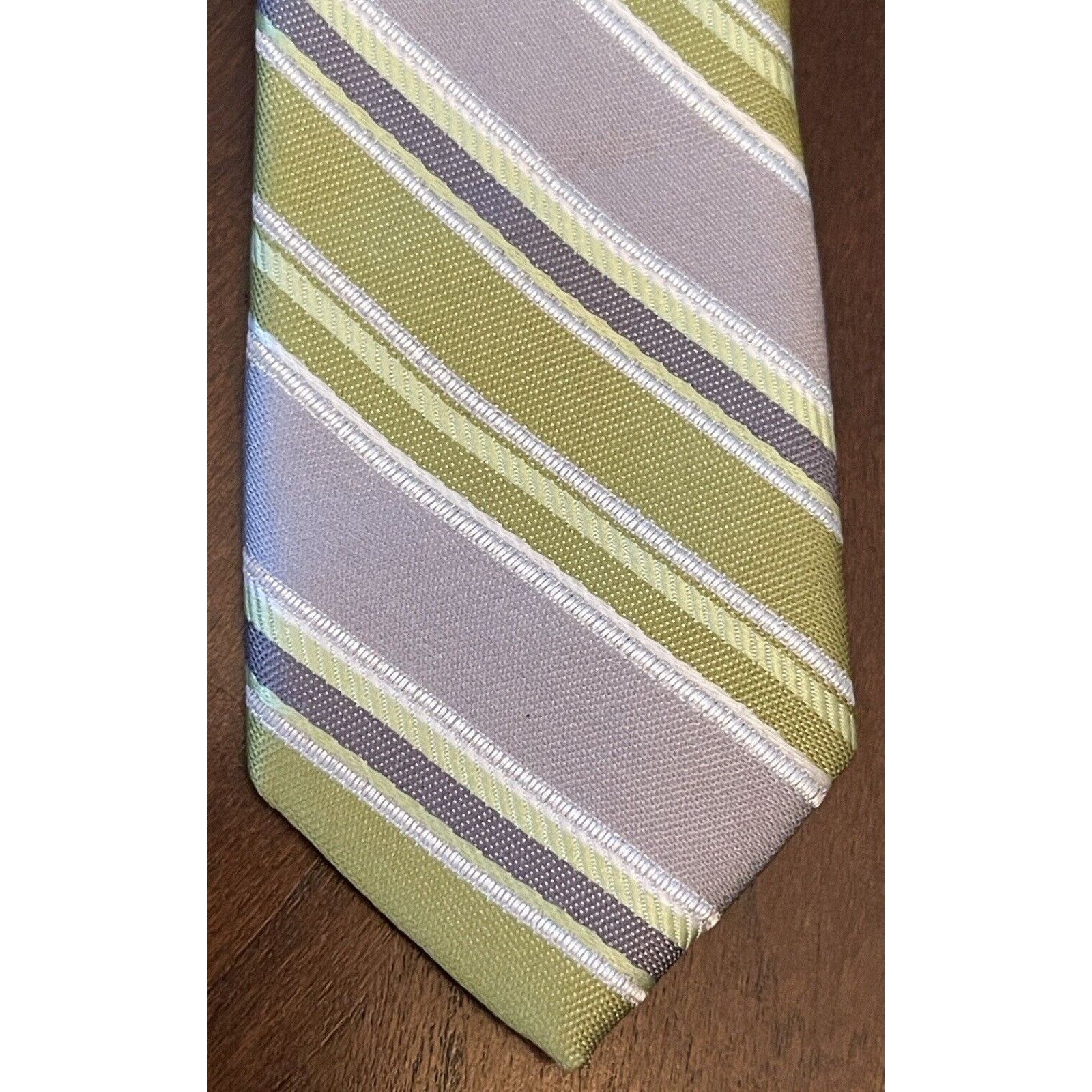 Van Heusen Van Heusen Green Gray 100% Polyester Made In China Size ONE SIZE - 6 Thumbnail