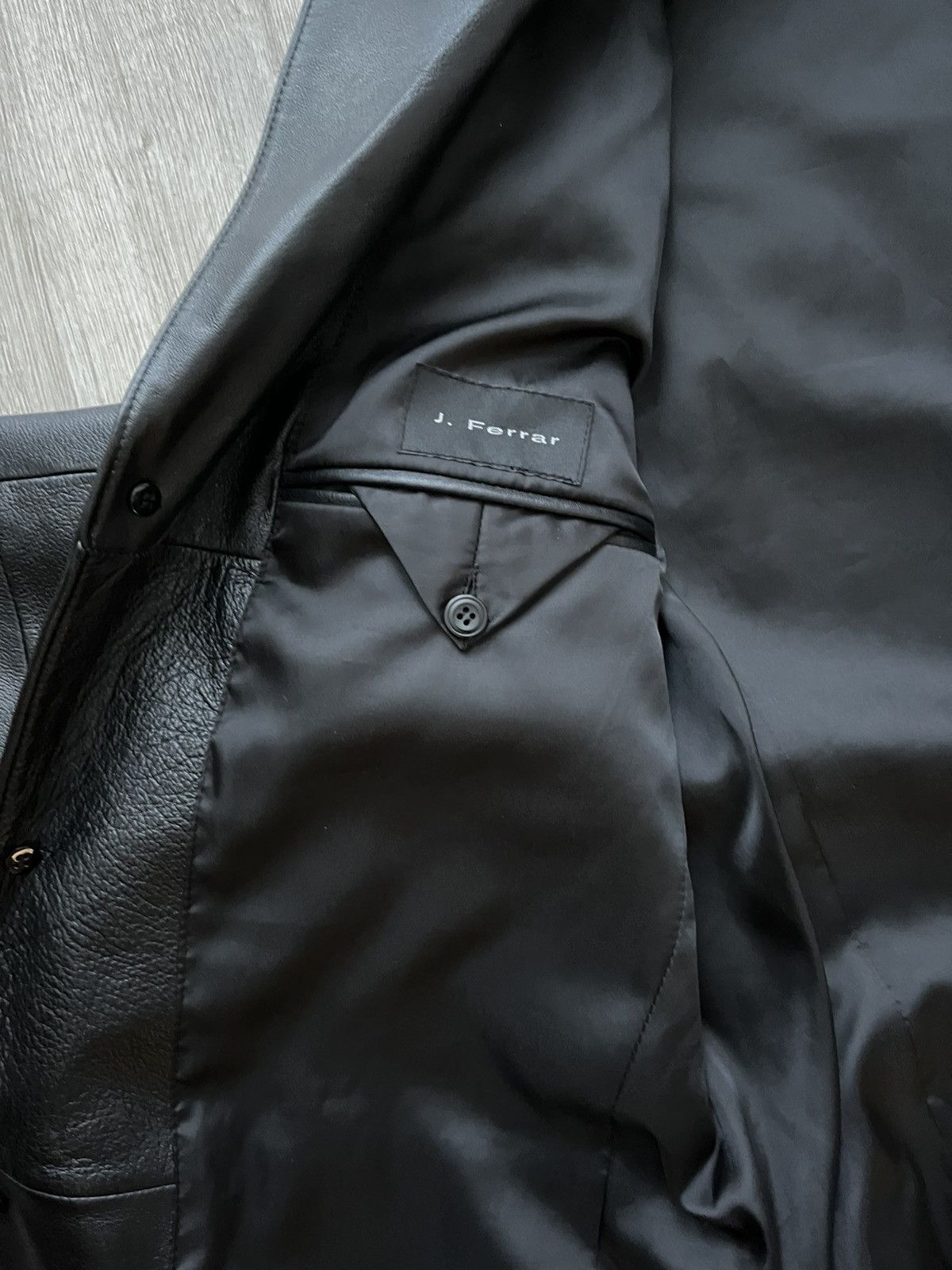 Vintage Vintage J. ferrar Leather Jacket Size US L / EU 52-54 / 3 - 15 Thumbnail