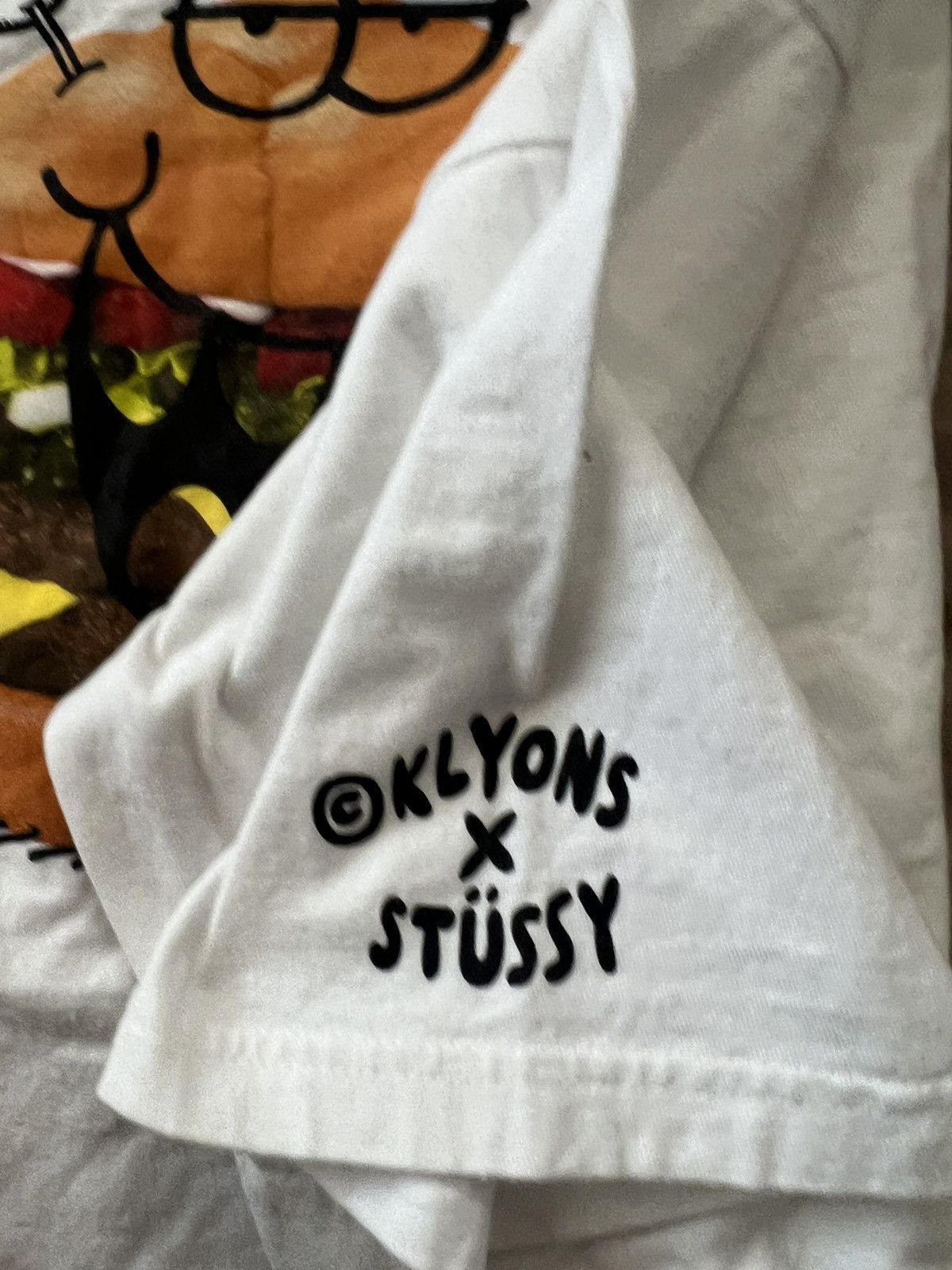 Stussy Stussy x Klyons Burger tee Size US XXL / EU 58 / 5 - 3 Thumbnail