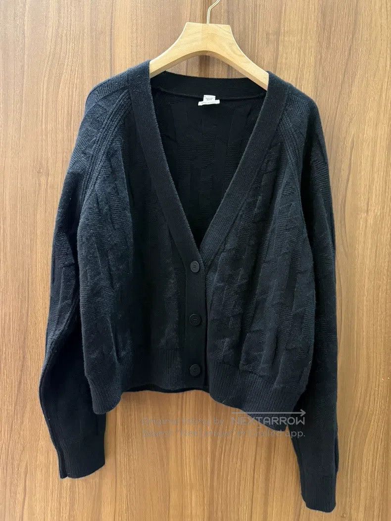 Hermes Hermes Black knitted cardigan Size S / US 4 / IT 40 - 1 Thumbnail
