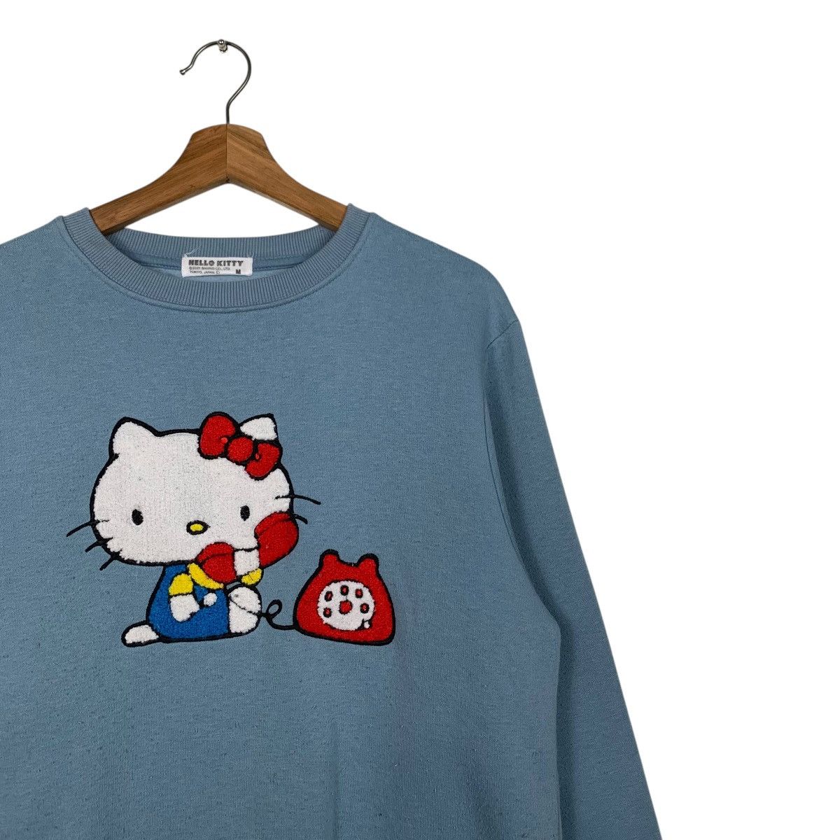 Cartoon Network HELLO KITTY Big Logo Crewneck Sweatshirts #1683-C75 Size M / US 6-8 / IT 42-44 - 5 Thumbnail