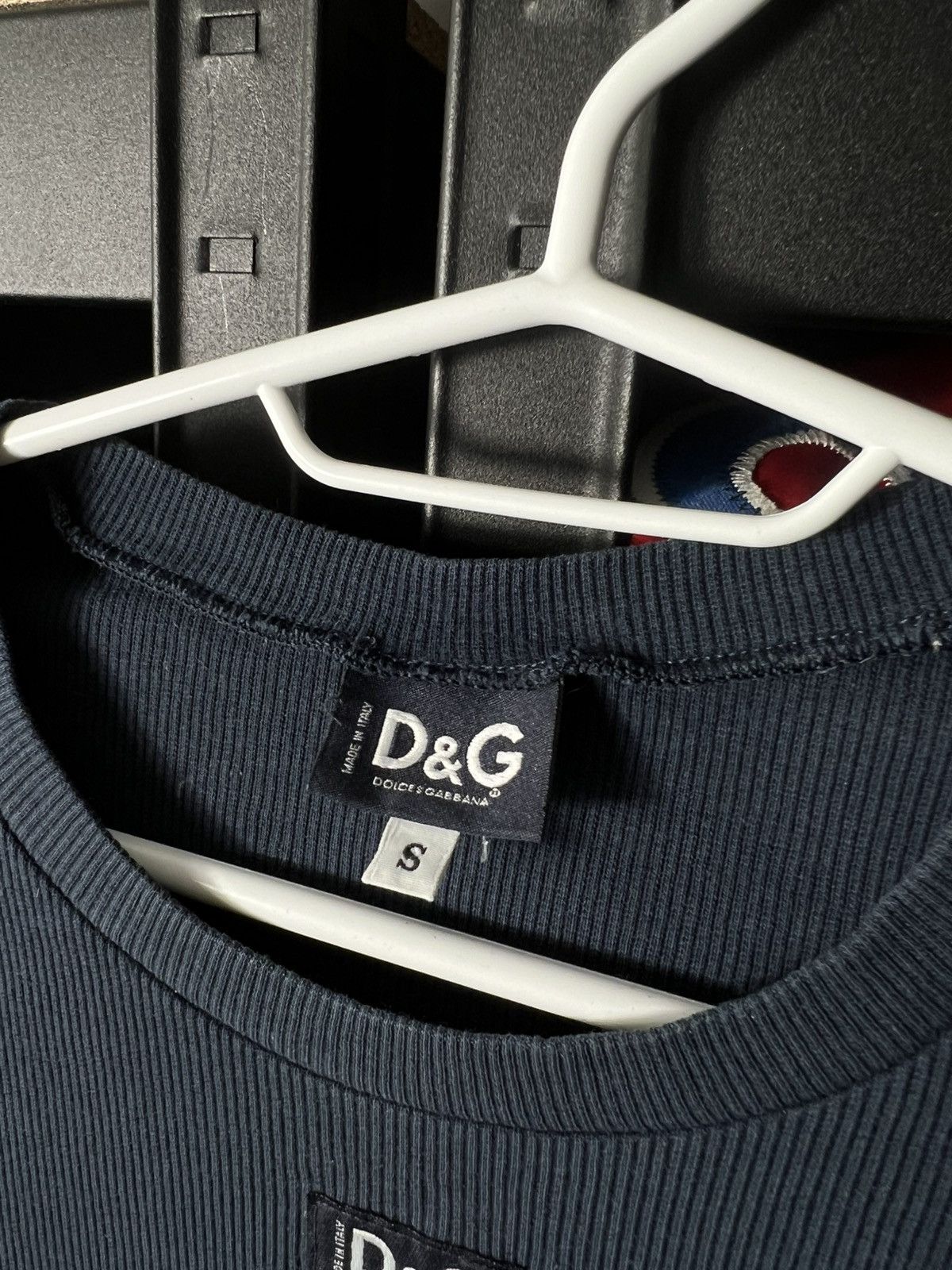 Dolce & Gabbana Dolce & Gabbana Wmns Ribbed Tee – T-Shirt – Size S – Italy 🇮🇹 Size S / US 4 / IT 40 - 7 Thumbnail