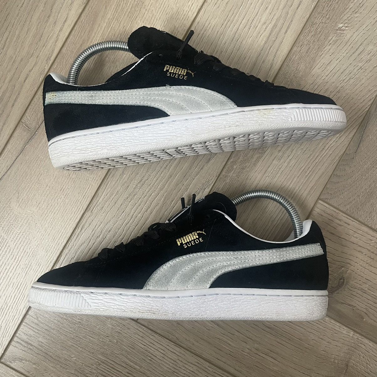 Puma Puma Suede Classic White Black Trainers Size US 7.5 / IT 37.5 - 2 Thumbnail