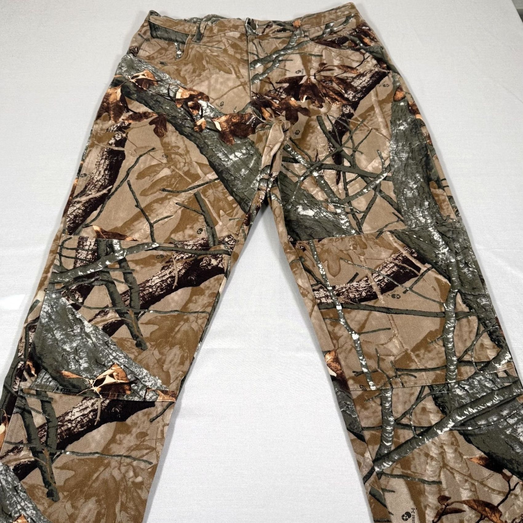 Wrangler Wrangler Jeans Mens 38x32 Camouflage Denim Straight Leg 5-Pocket Brown Green 3D Camo Hunting Authentic Jeans Mens Regular Size 38x32 Size US 38 / EU 54 - 4 Thumbnail