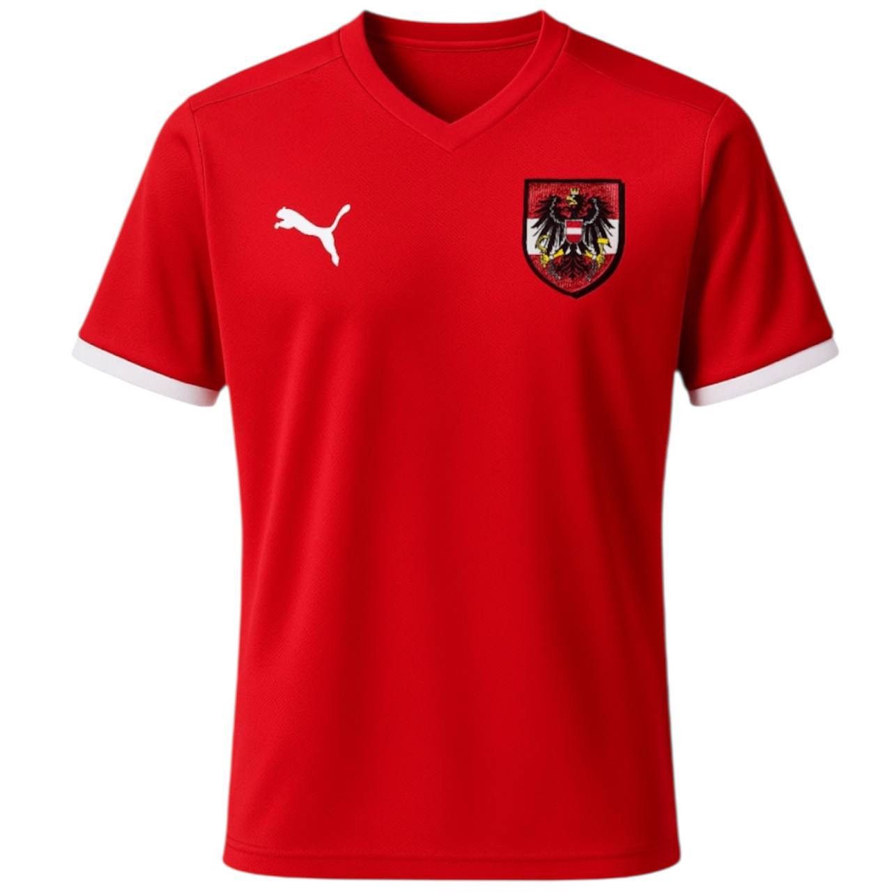Puma AUSTRIA NATIONAL TEAM HOME SOCCER FOOTBALL SHIRT JERSEY SZ M Size US M / EU 48-50 / 2 - 1 Thumbnail