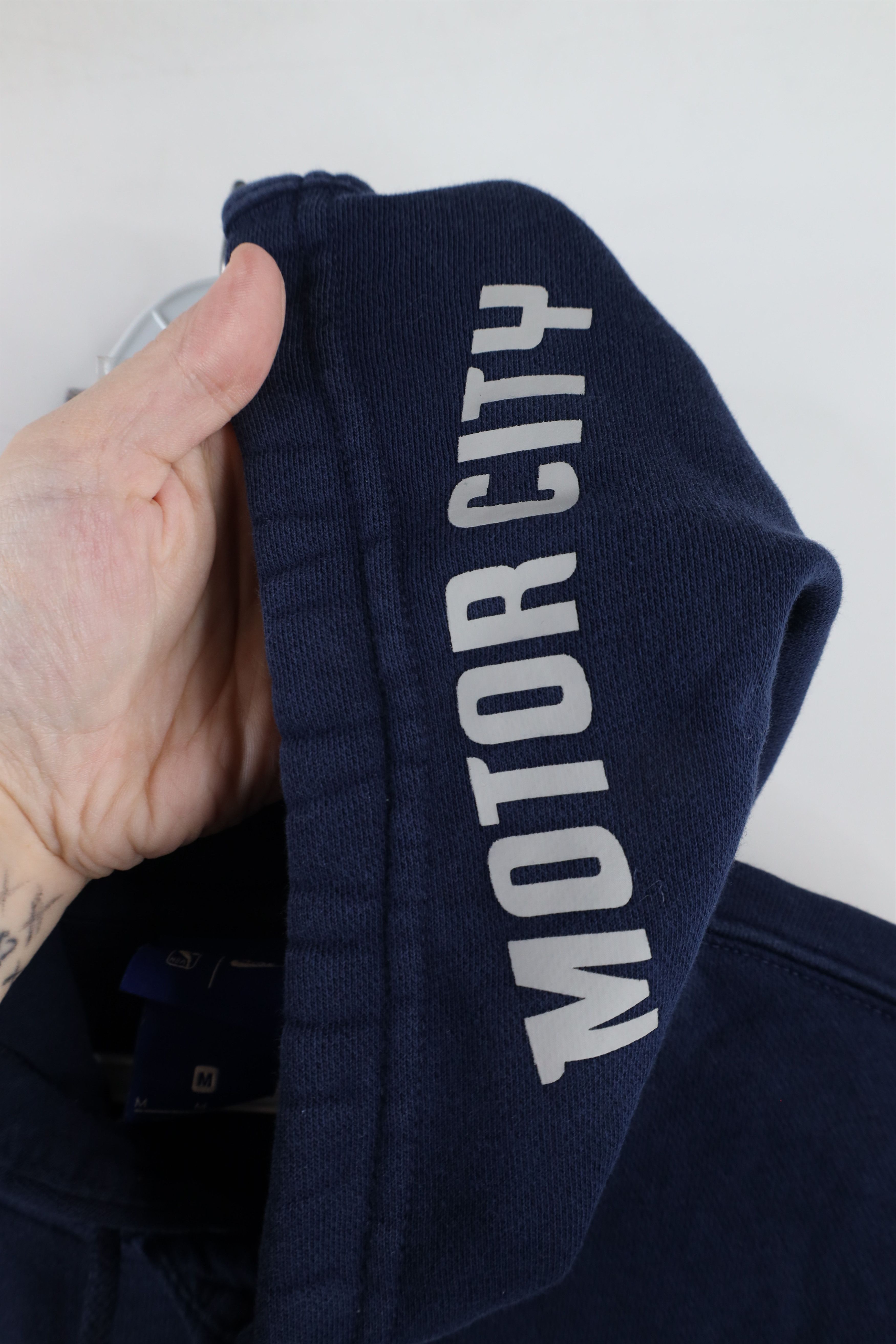 Nike × Vintage Nike City Edition Detroit Pistons Basketball Hoodie Blue Size US M / EU 48-50 / 2 - 4 Thumbnail