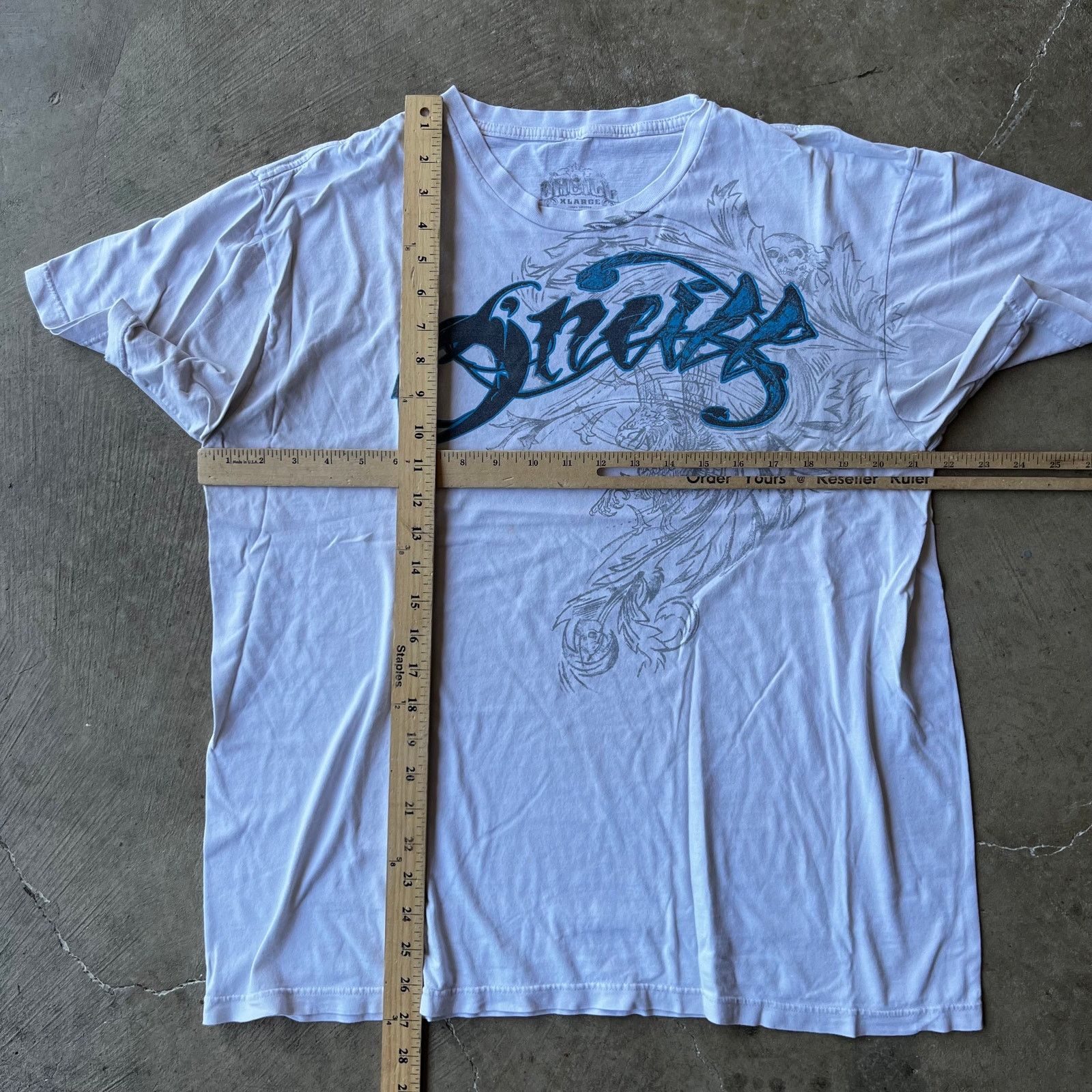 Vintage VINTAGE O'NEIL SHIRT Y2K 00S TRIBAL JESSIE PINKMAN WHITE XL Size US XL / EU 56 / 4 - 4 Thumbnail