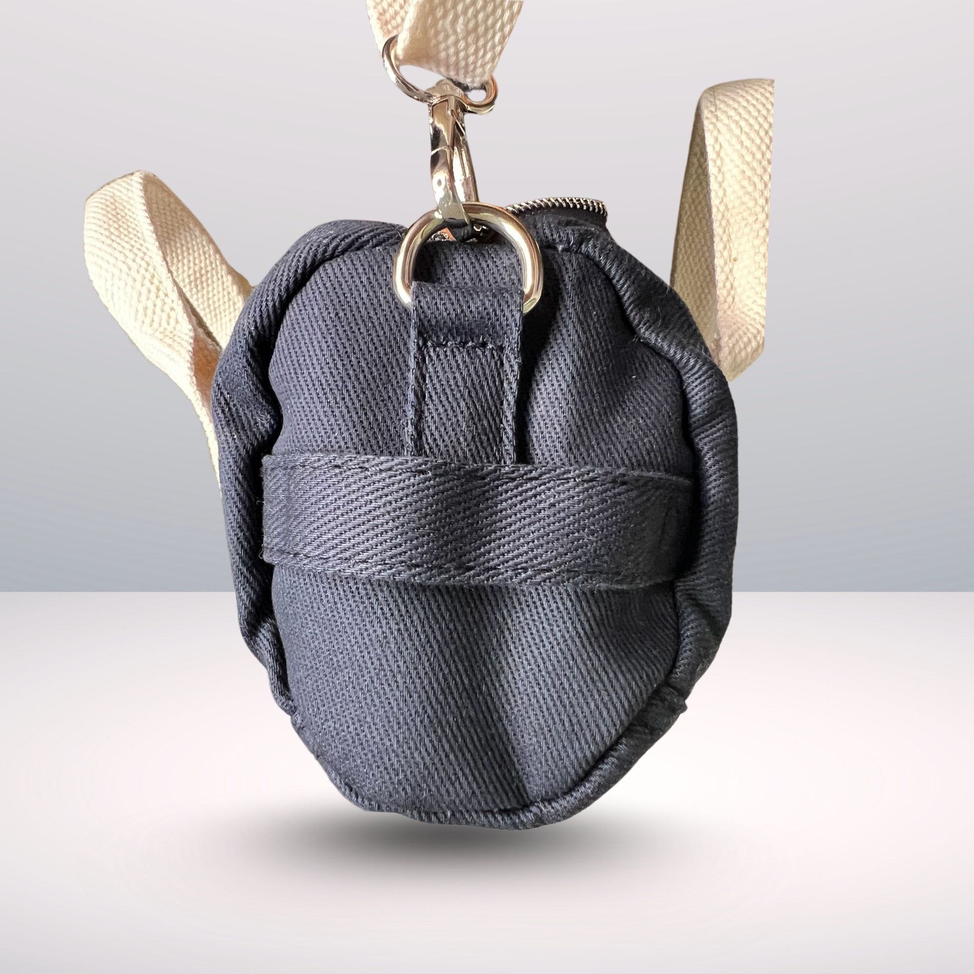 Stradivarius Stradivarius Navy Blue Small Handbag With White Straps & Sil Size ONE SIZE - 4 Thumbnail