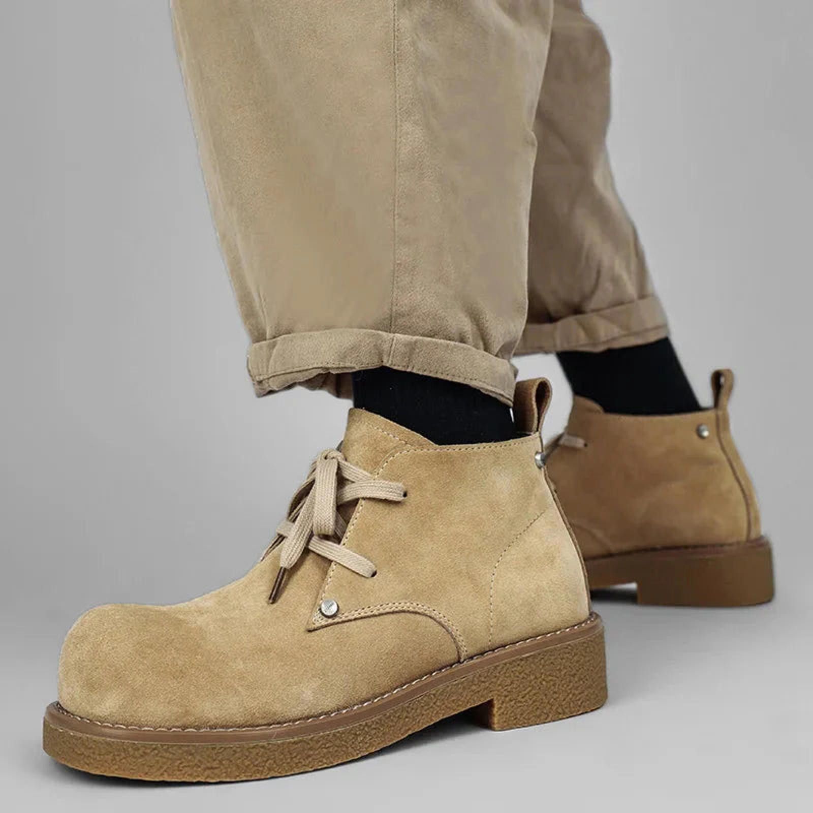 Other Faux Suede Derby Shoe Boots Size US 9.5 / EU 42-43 - 9 Thumbnail