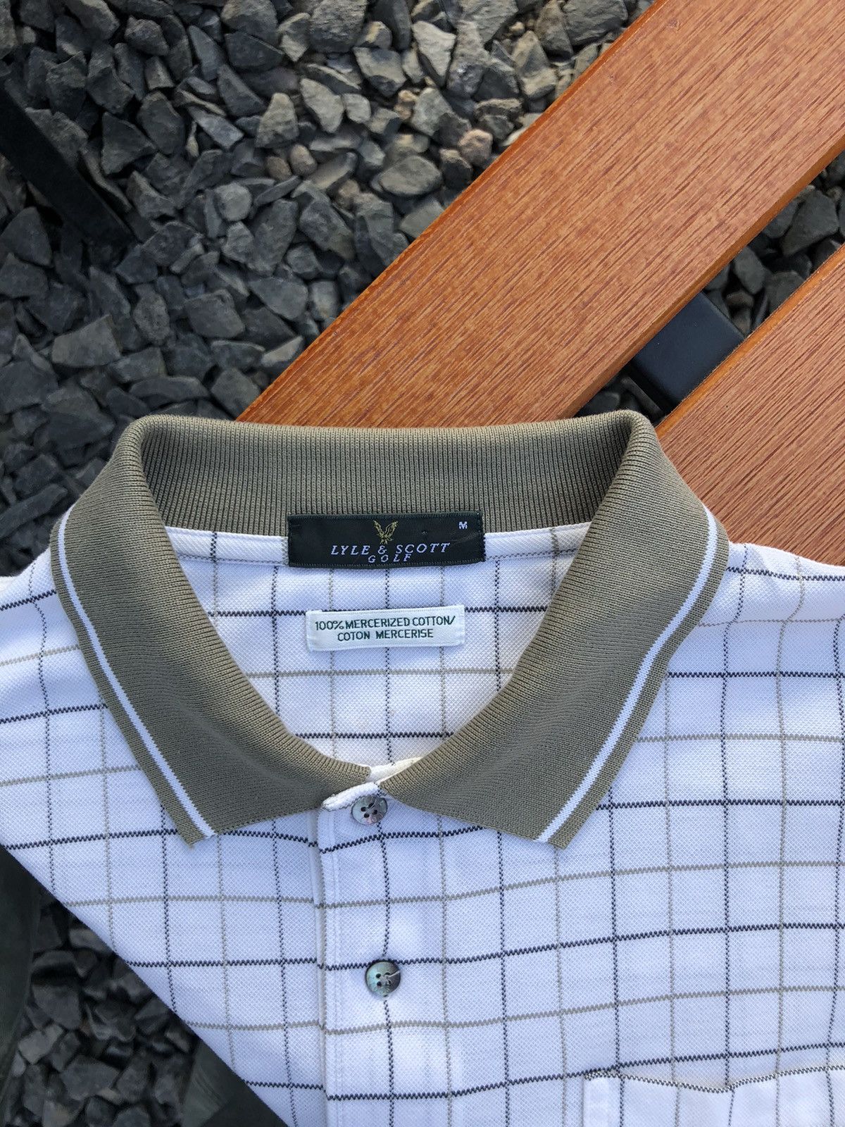 Lyle & Scott × Vintage Lyle&Scott Polo Shirt Size US L / EU 52-54 / 3 - 2 Thumbnail