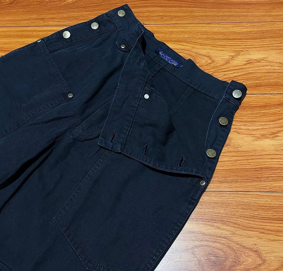 Japanese Brand 2000s Batsu Ifsix Double Knee Carpenter Work Pants y2k Lgb Size US 30 / EU 46 - 6 Thumbnail