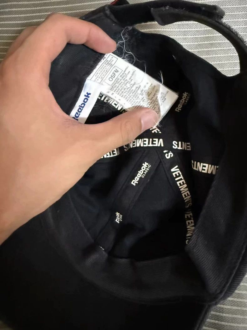 Vetements Vetements Reebok Israel Cap Flame Hat Size ONE SIZE - 3 Thumbnail