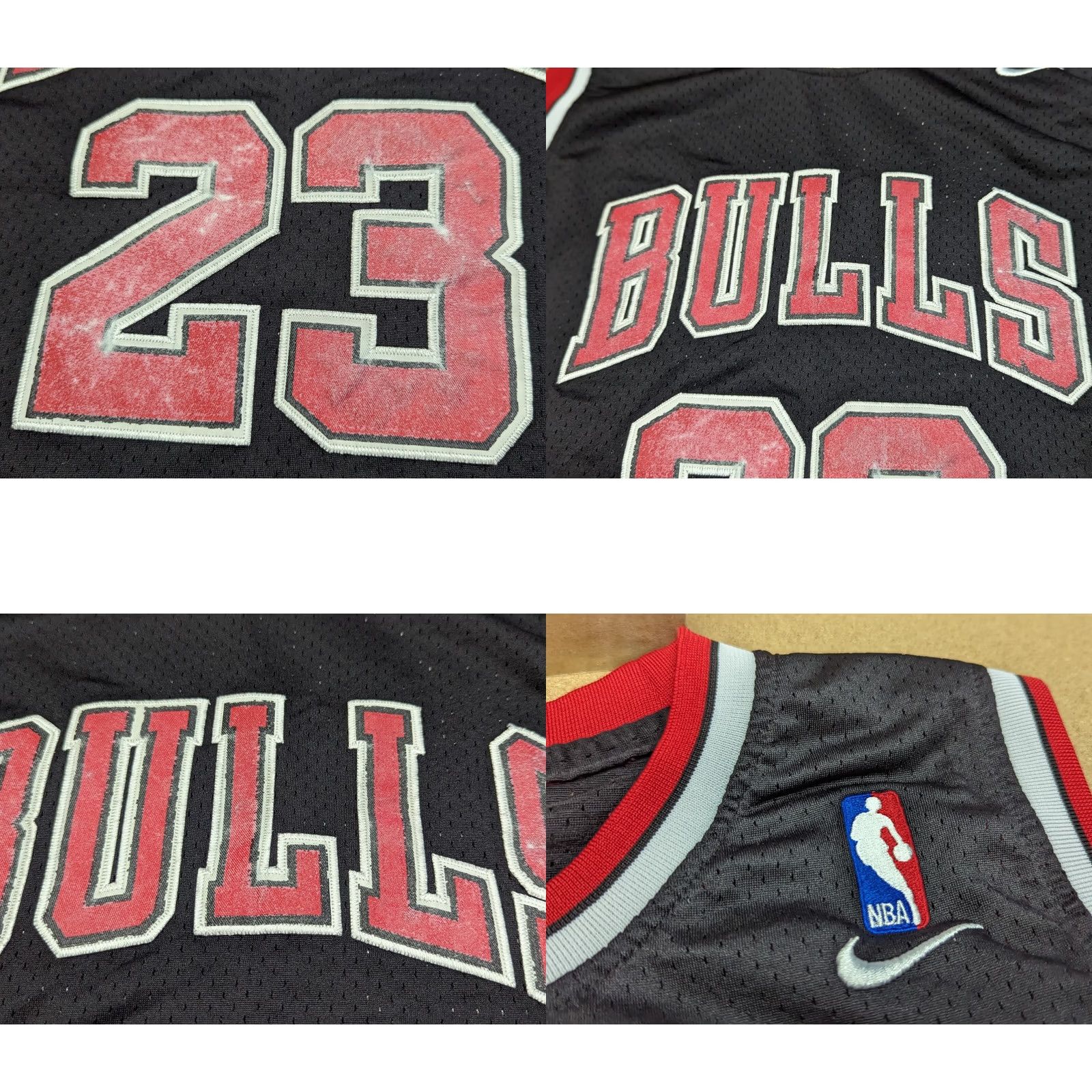 Nike Nike Michael Jordan #23 Mens Basketball Jersey L Black NBA 90s Red Jersey Mens L Black 90s Nike Basketball Jersey Size US L / EU 52-54 / 3 - 8 Thumbnail