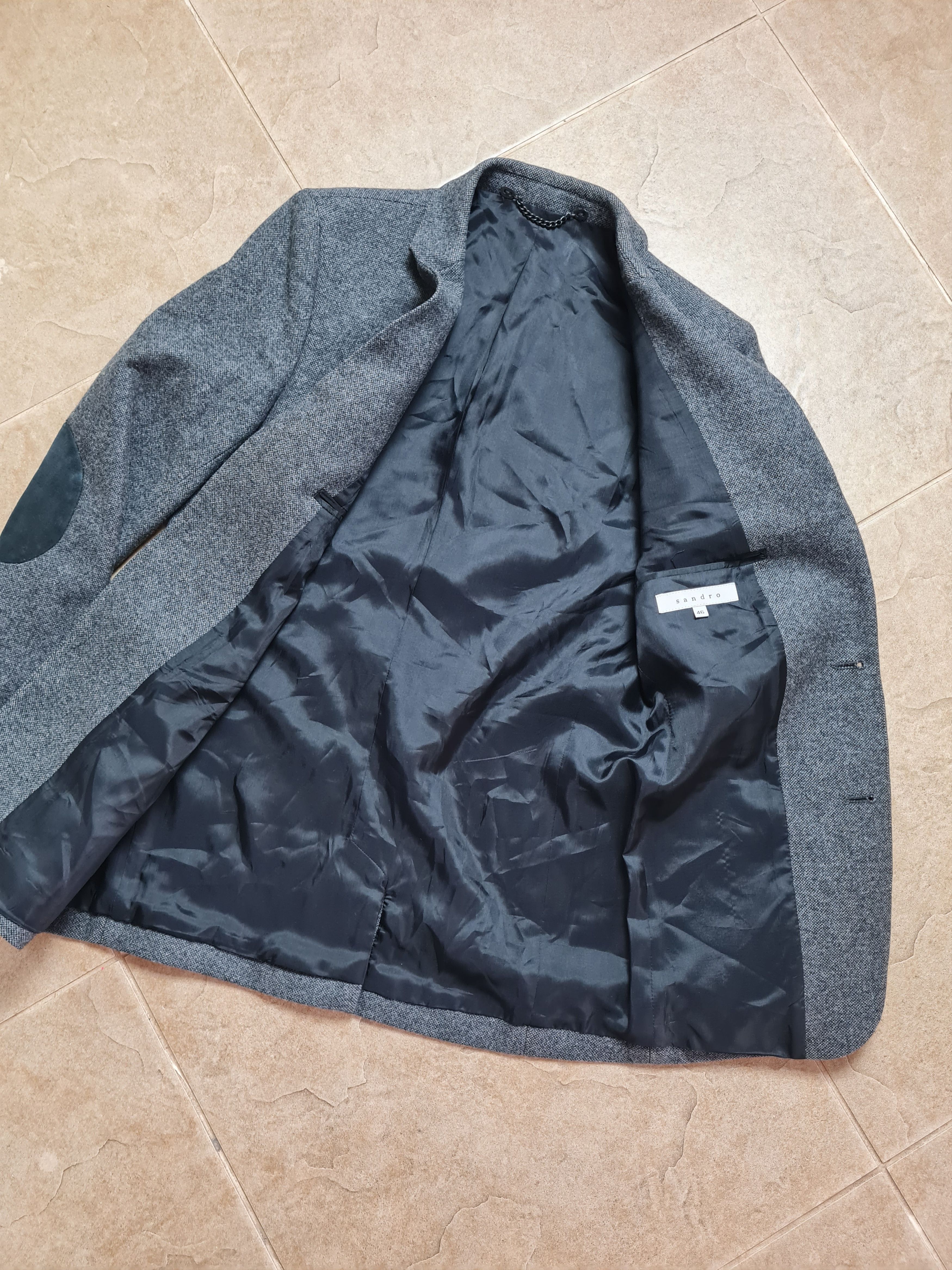 Sandro Jacket Sandro Paris Belted Blazer in Grey Wool Size 46 Size US S / EU 44-46 / 1 - 16 Thumbnail