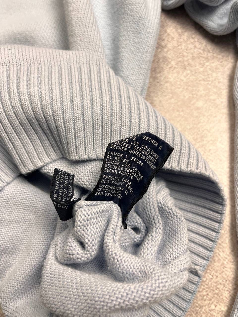 Tommy Hilfiger × Vintage Vintage Tommy Hilfiger Big Logo Knit Sweater Y2K M Size US M / EU 48-50 / 2 - 4 Thumbnail
